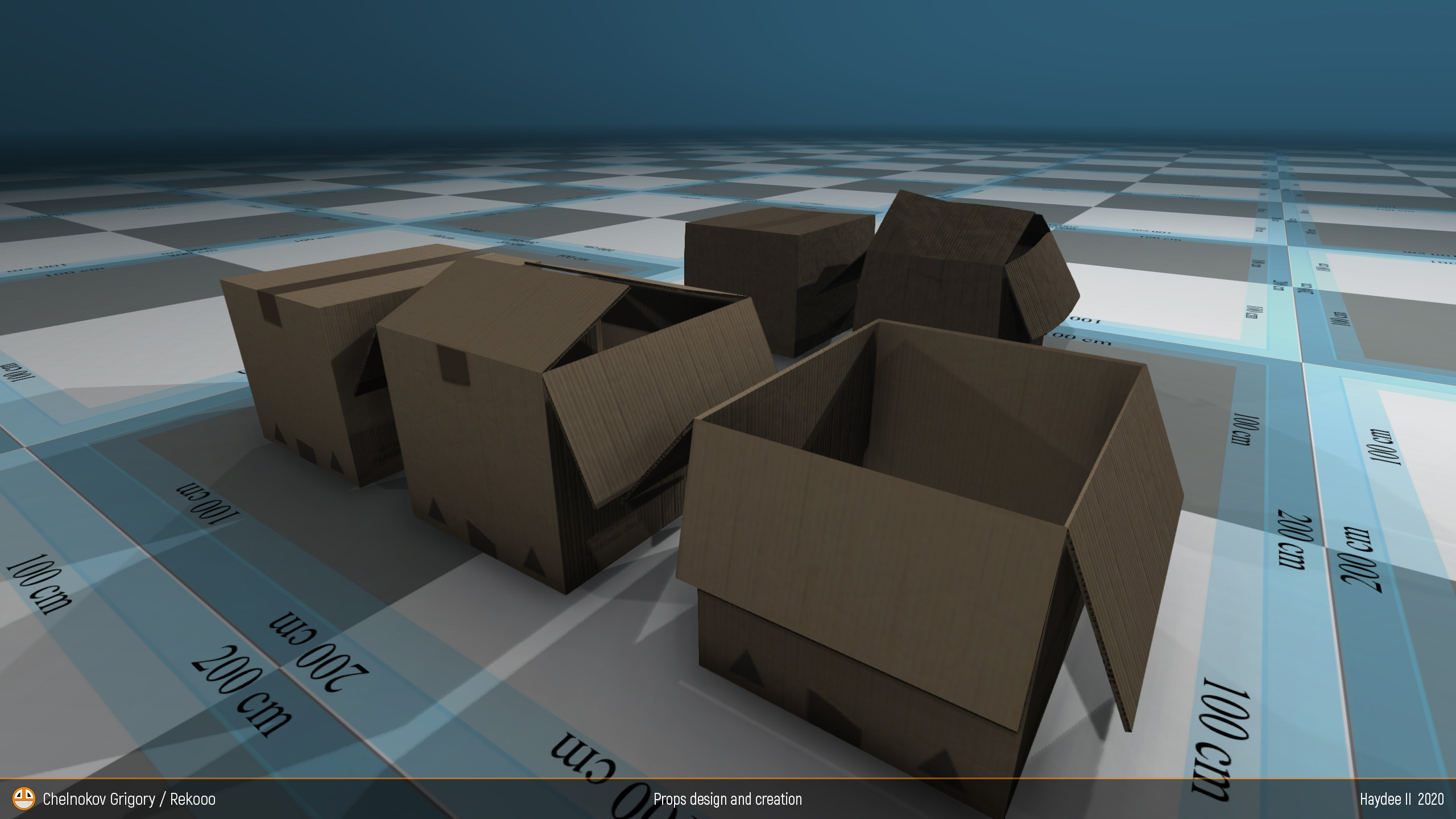 Props Containers. Personal 3D Artist website