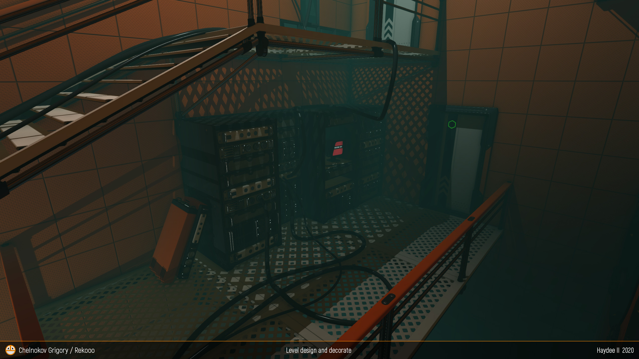 Level DownstairsEng. Персональный сайт 3D Artist'a с расширенными возможностями