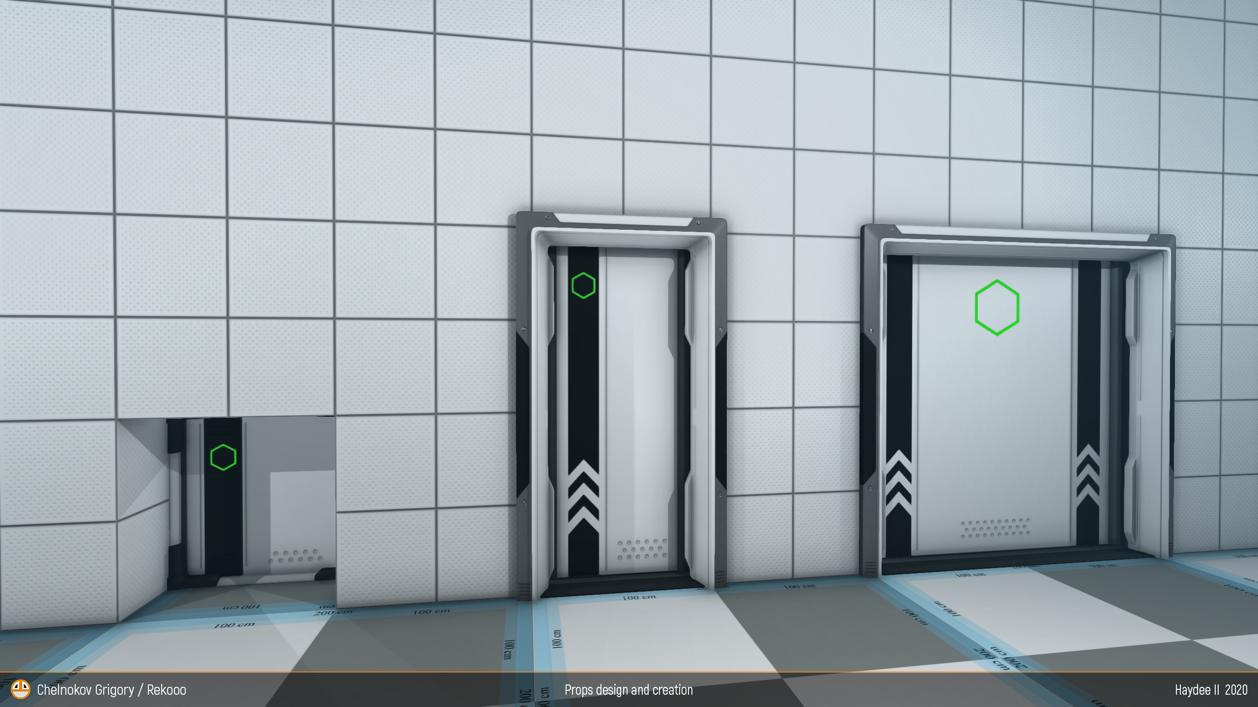 Props Frames and doors. Personal 3D Artist website