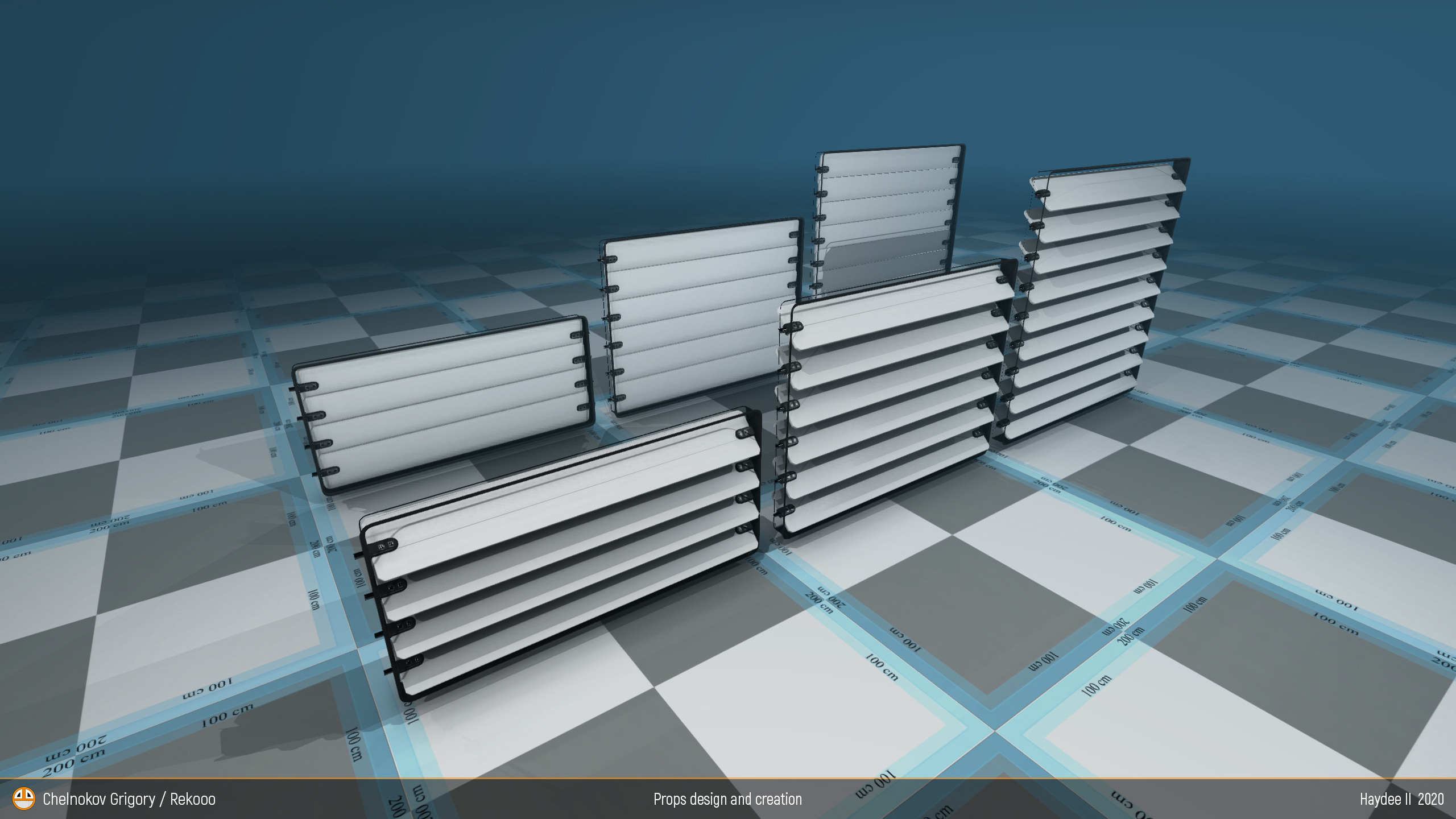 Props Frames and doors. Personal 3D Artist website