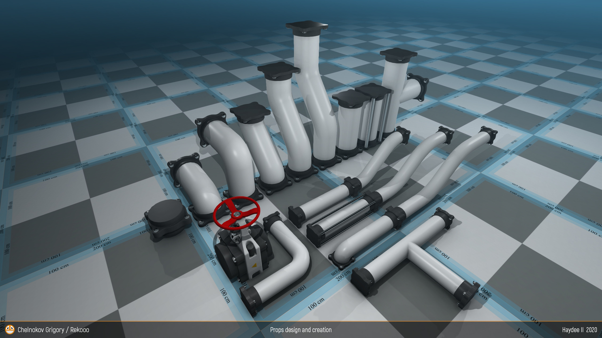 Props Pipes. Персональный сайт 3D Artist'a с расширенными возможностями