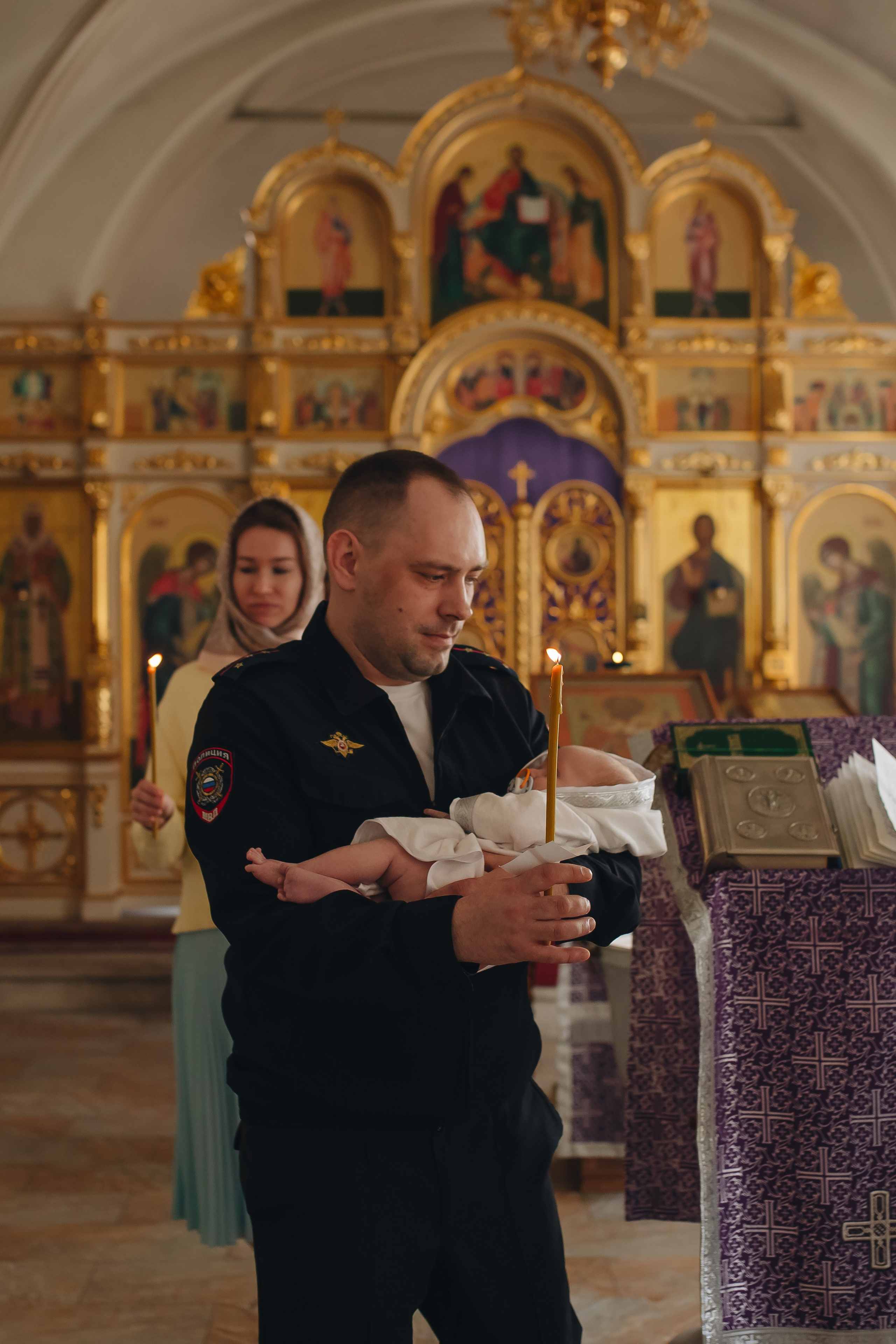 Крещение в светлом Храме. Семейный и детский фотограф в Москве Дорогова Екатерина