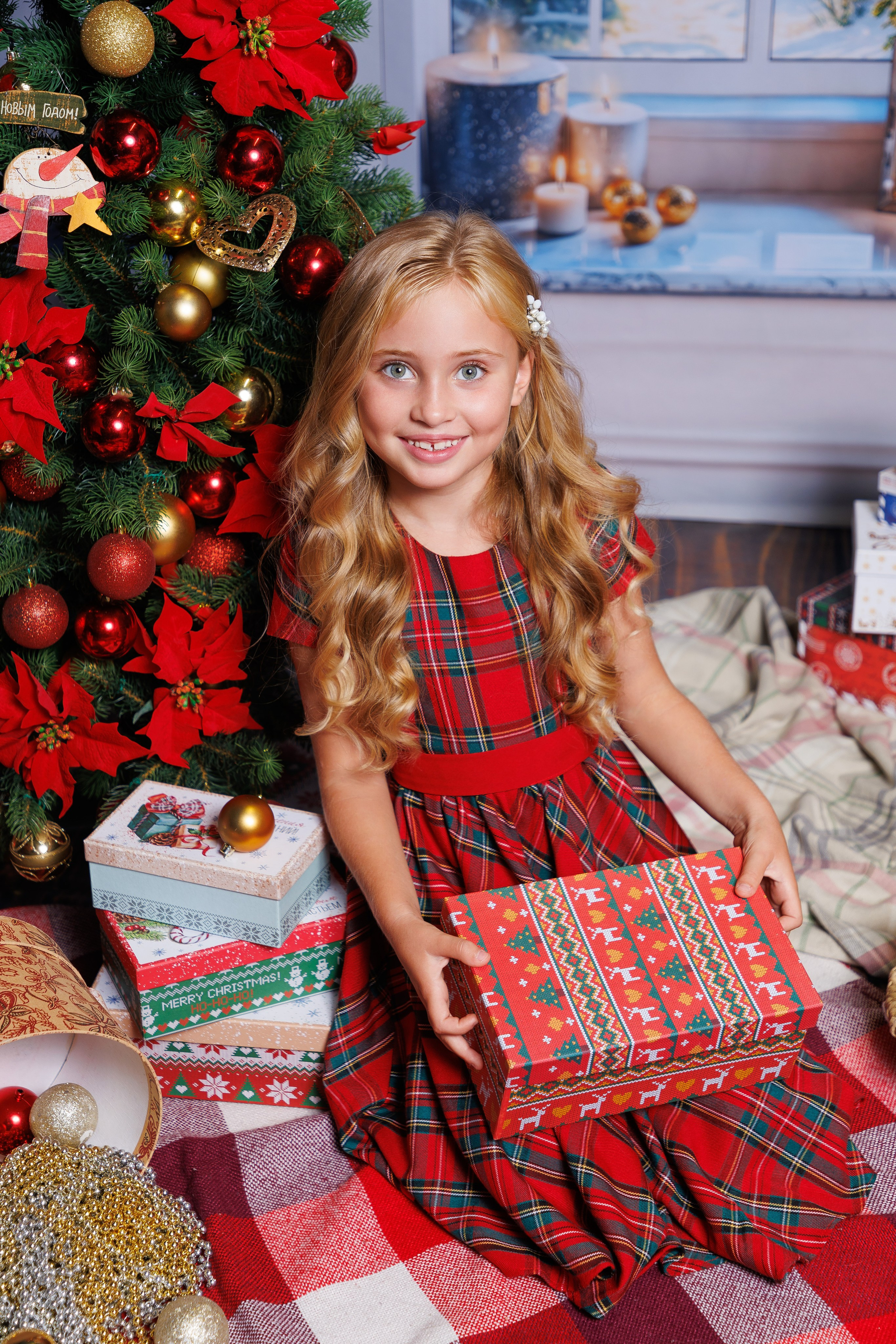 Рождество. Детская фотостудия Москва