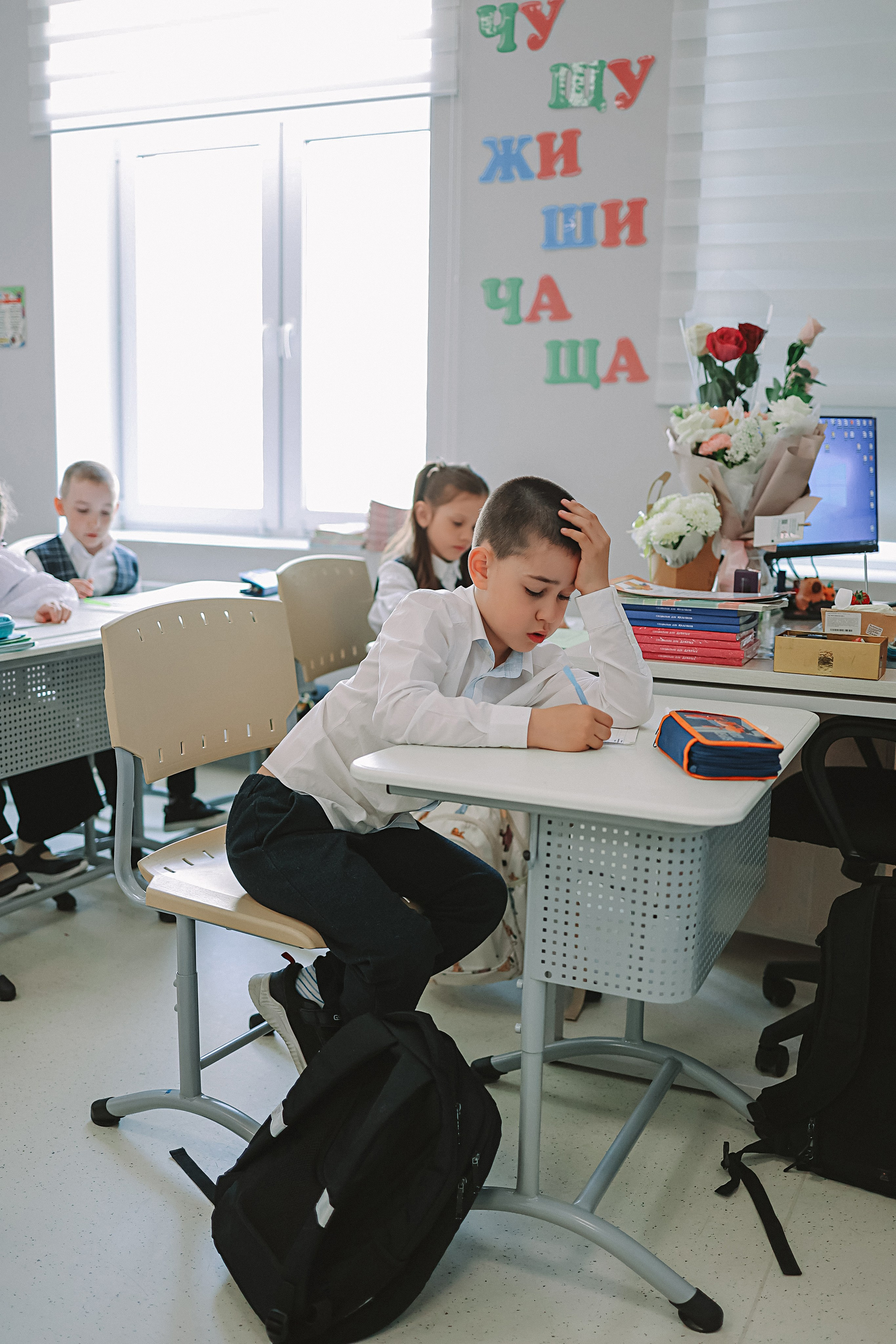 Один день в школе 1 класс. Семейный фотограф Тюмень, фотограф на роды Салмина Мария