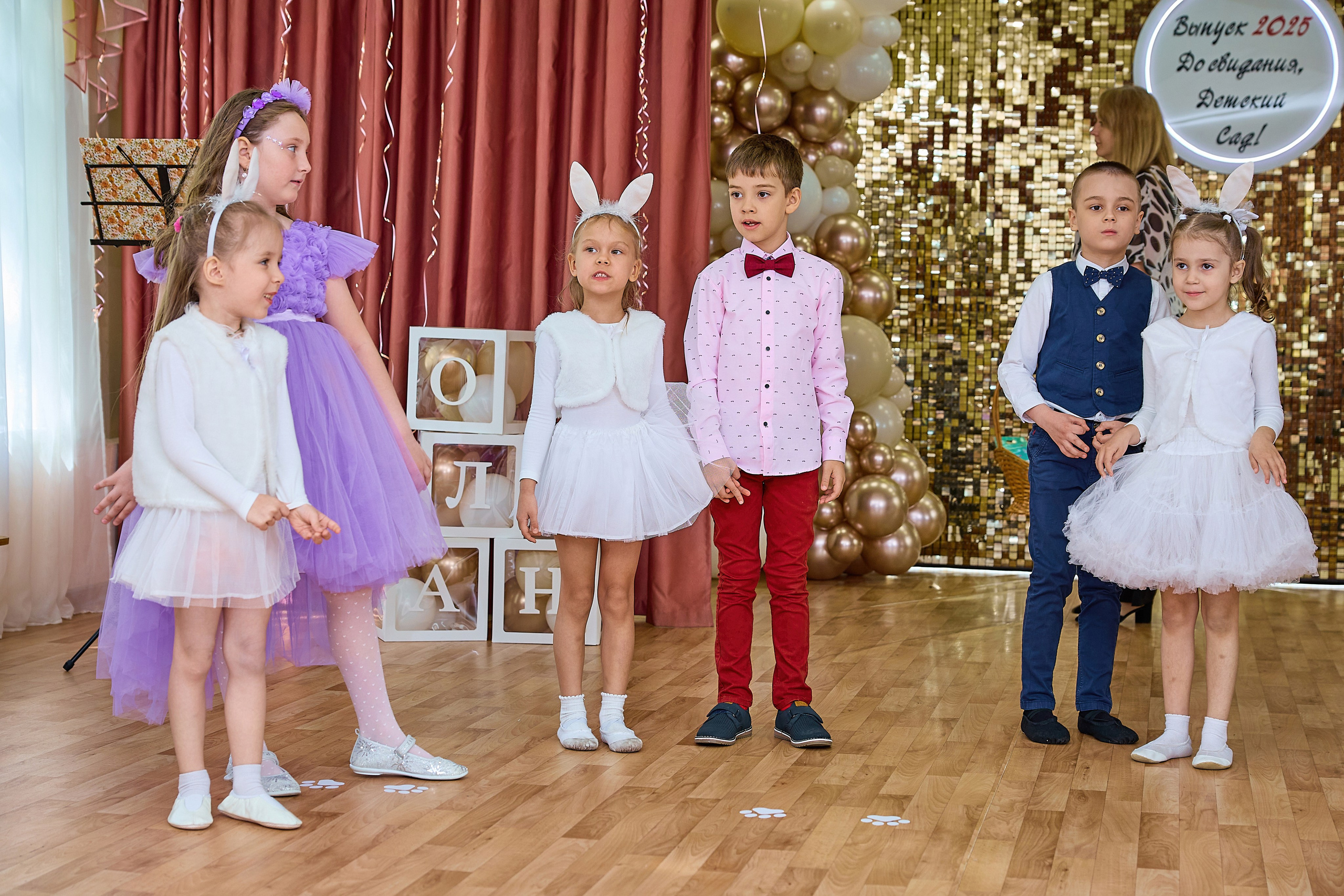 Фотосъёмка выпускного утренника в детском саду. Выпускные альбомы в Москве фотограф Алина Пащук