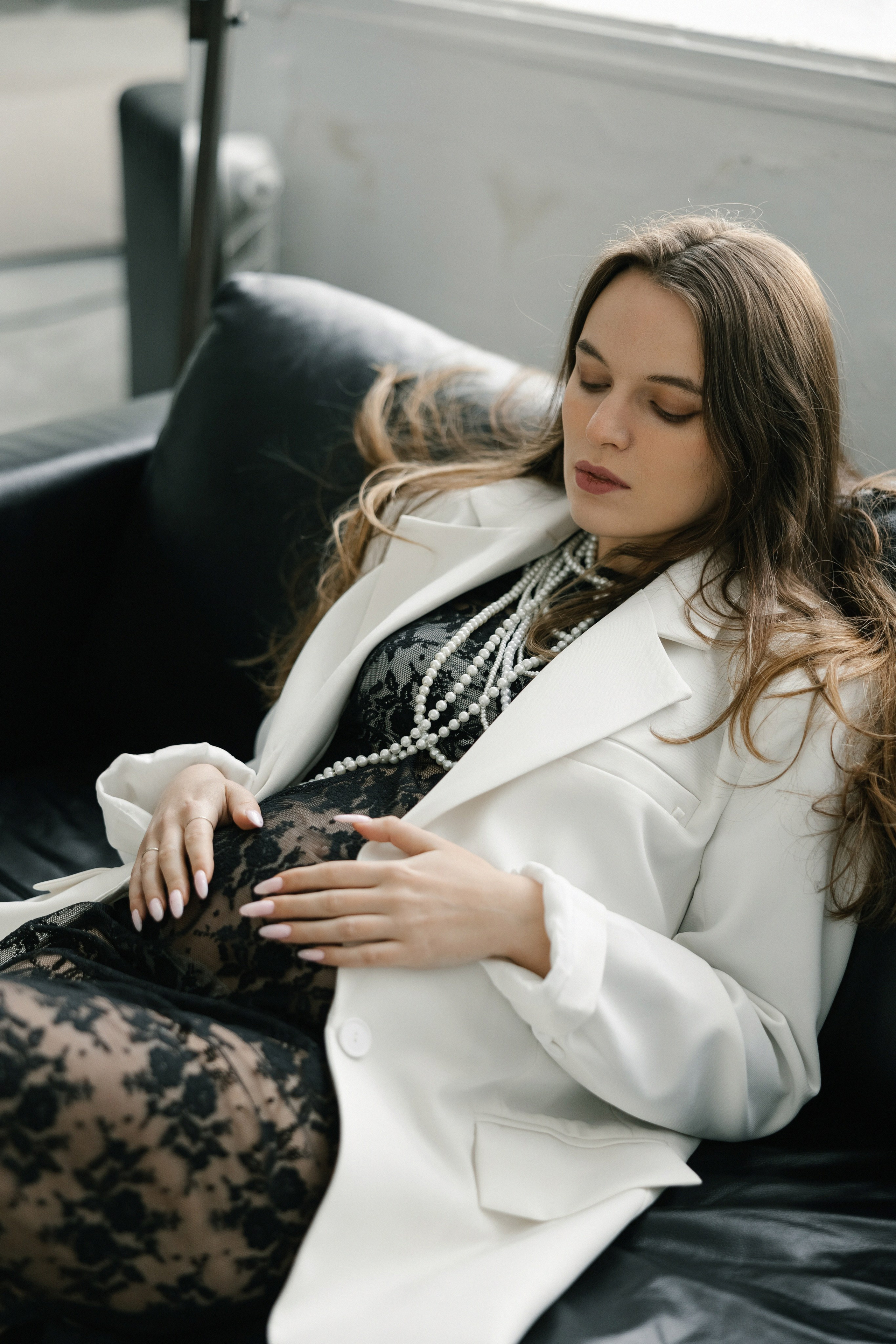 Портретная фотосессия Валерии (в ожидании). Свадебный фотограф Москва