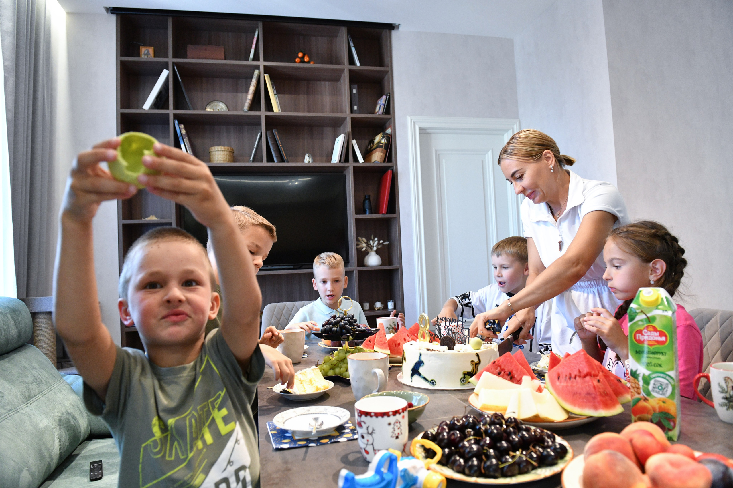 День Рождения Саши 8 лет. Свадебный и портретный фотограф в Москве Галина Борисова