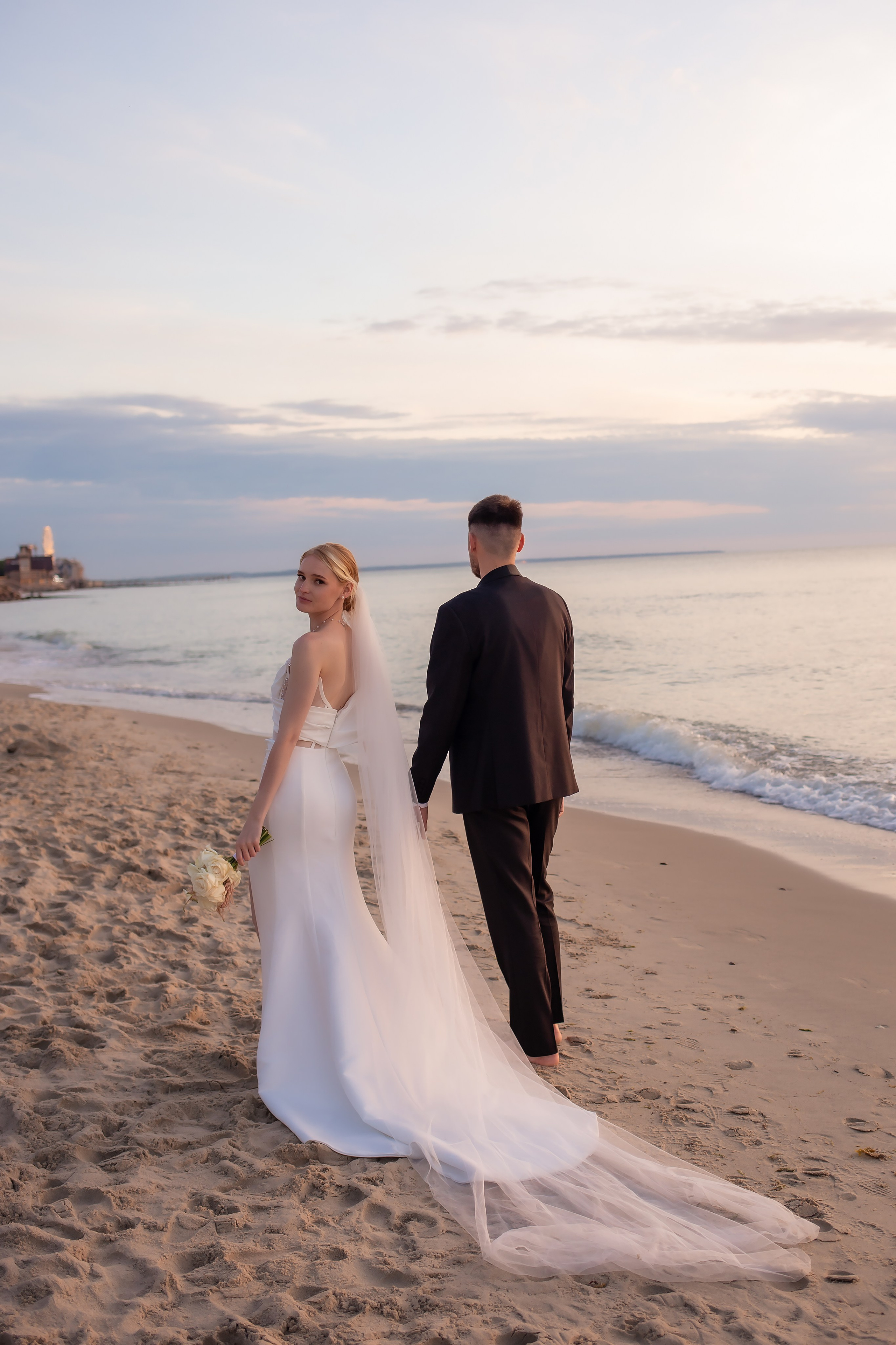 Александра и Влад. На закате. Фотограф в Калининграде Решетникова Алина