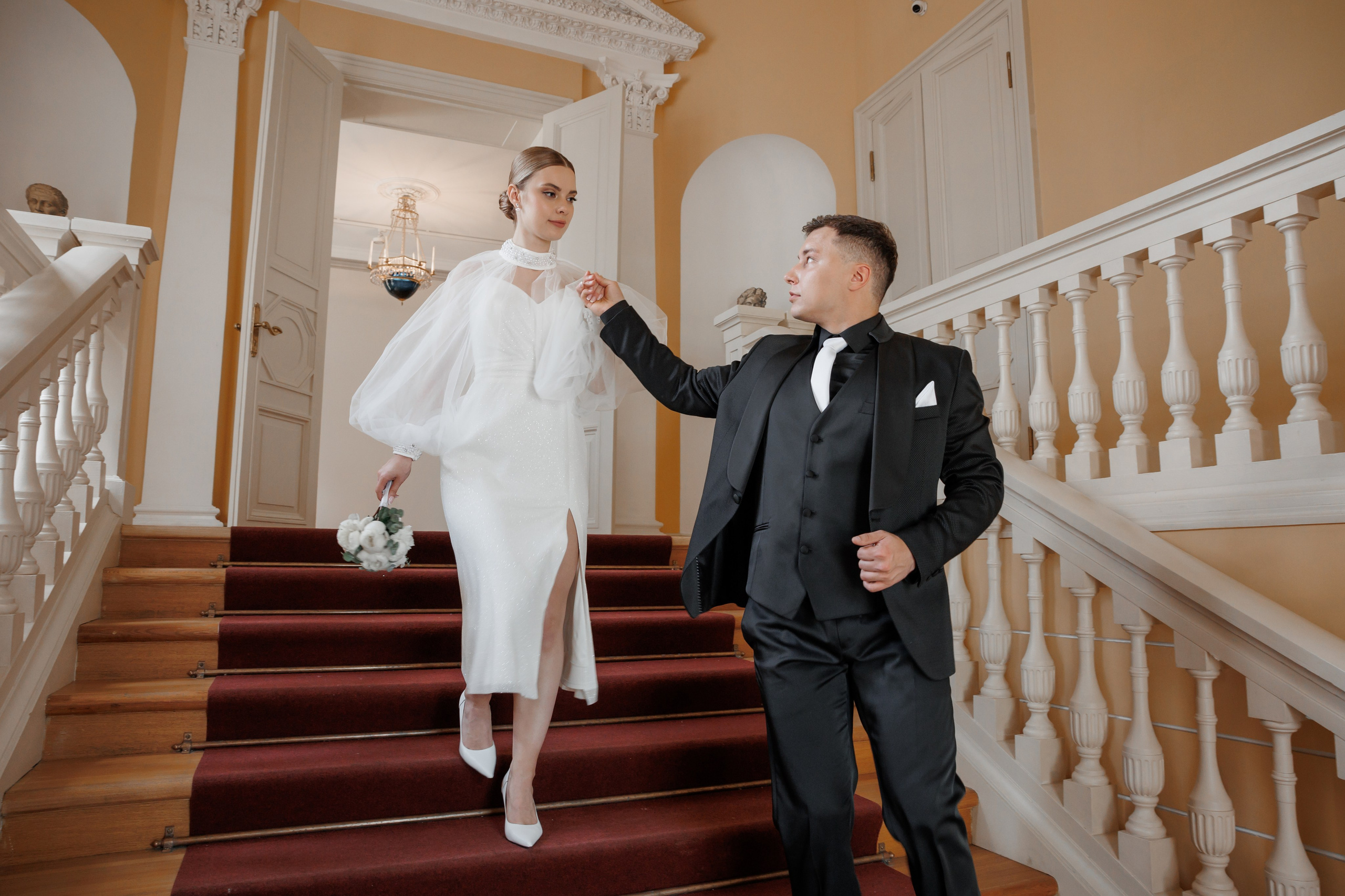 Анна и Сергей, Особняк Муравьевых-Апостолов, прогулка по ВДНХ, ресторан «Домик в саду». Свадебный и репортажный фотограф (Москва, Королев и другие)