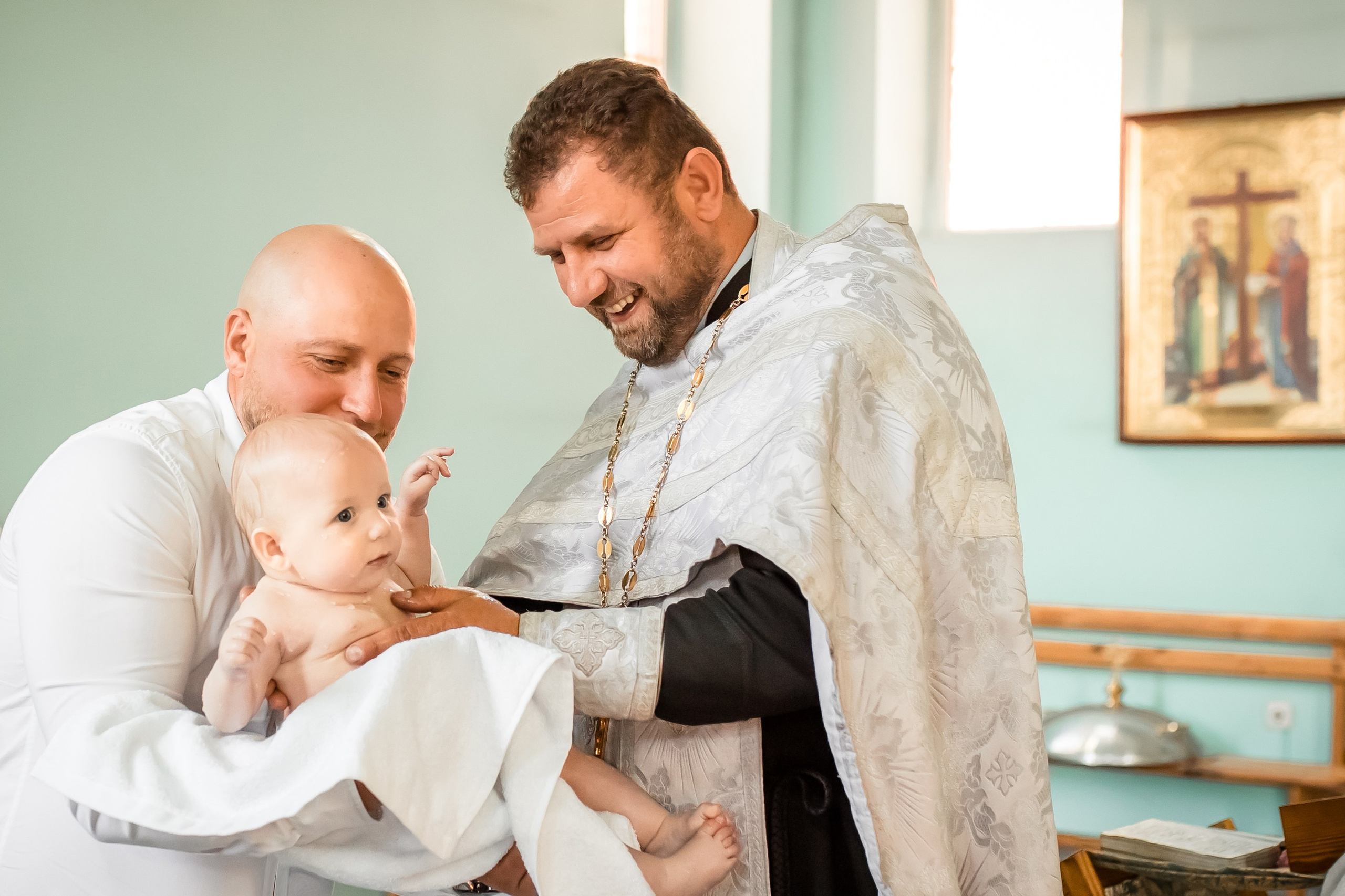 Крещение Милании и Эмилии