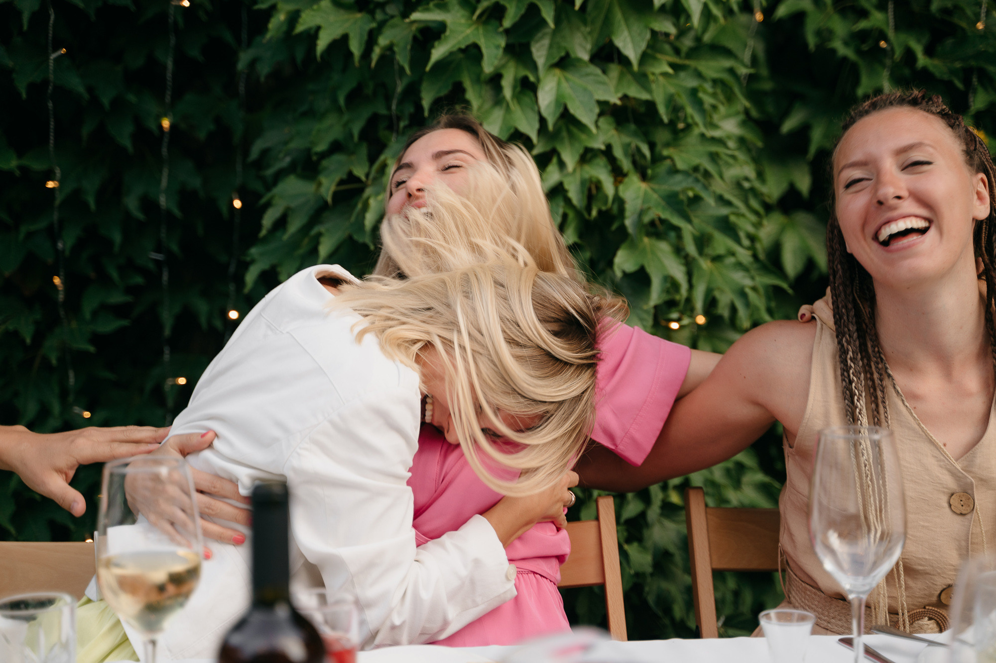 A Fire in the Pool. Hochzeitsfotograf, Familienfotograf Stuttgart, Deutschland. Alex Popov
