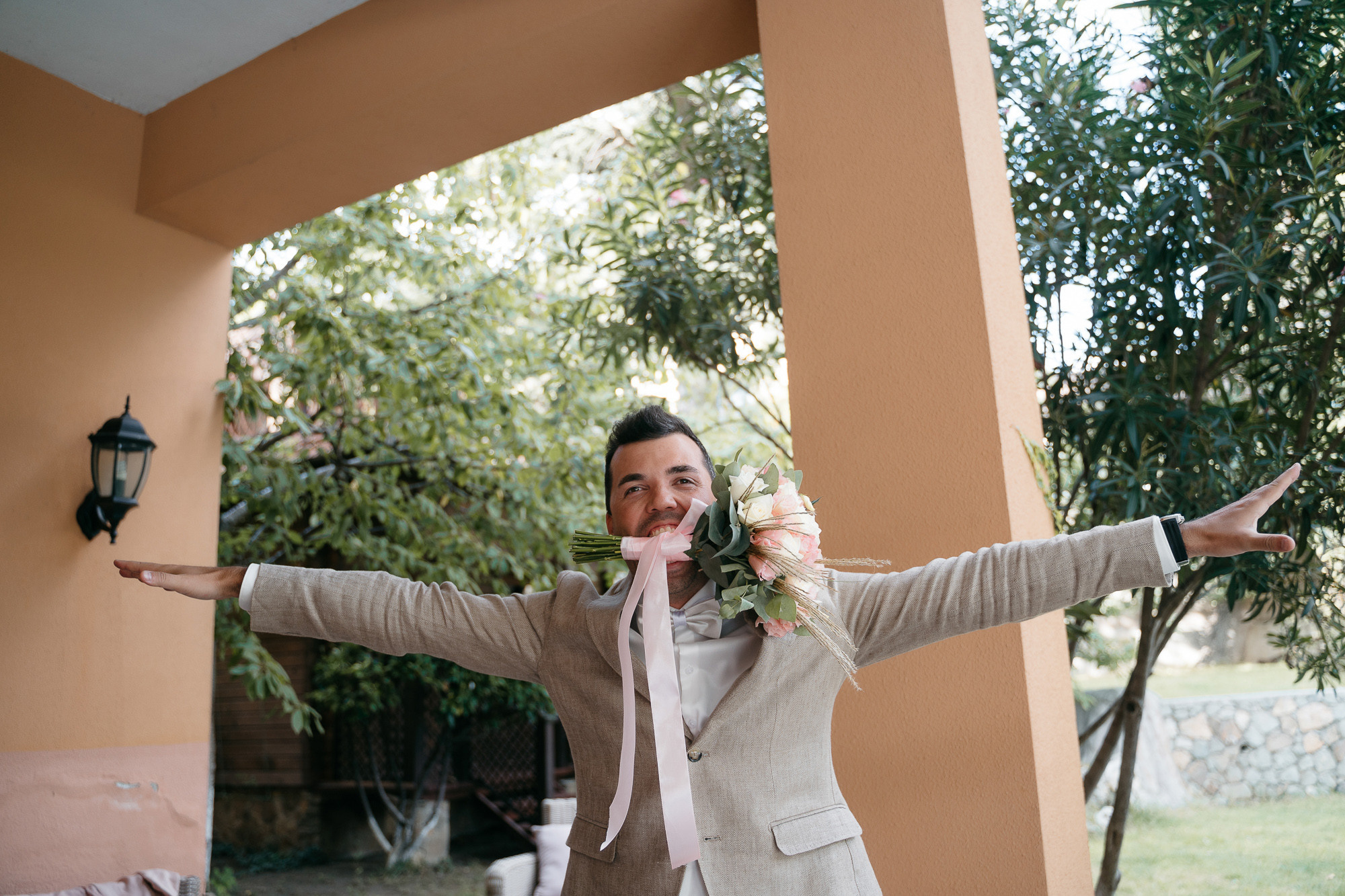 A Fire in the Pool. Hochzeitsfotograf, Familienfotograf Stuttgart, Deutschland. Alex Popov