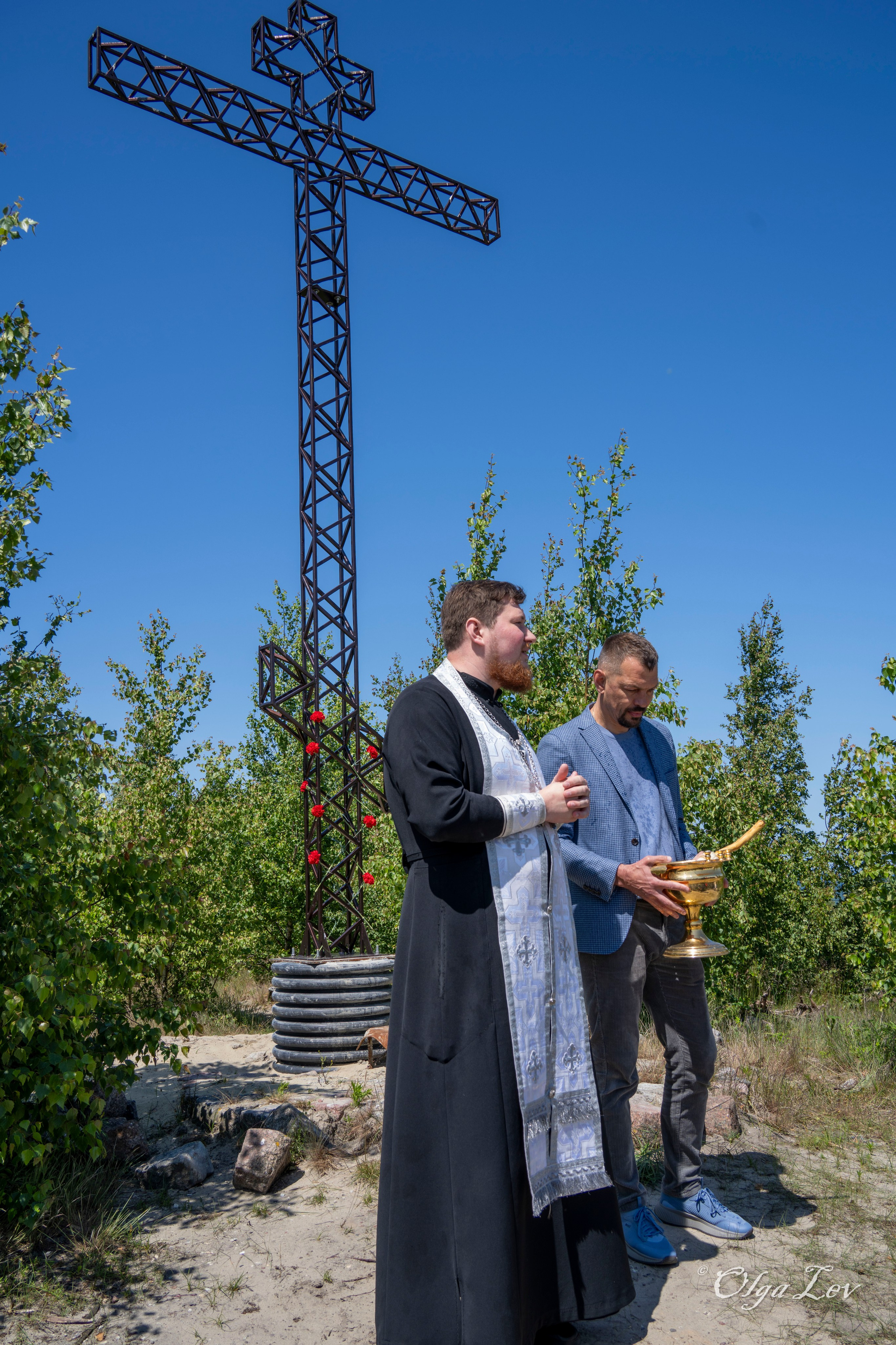 Освящение Поклонного Креста в поселке Морское Калининградской области. Сфотографируй мою душу!