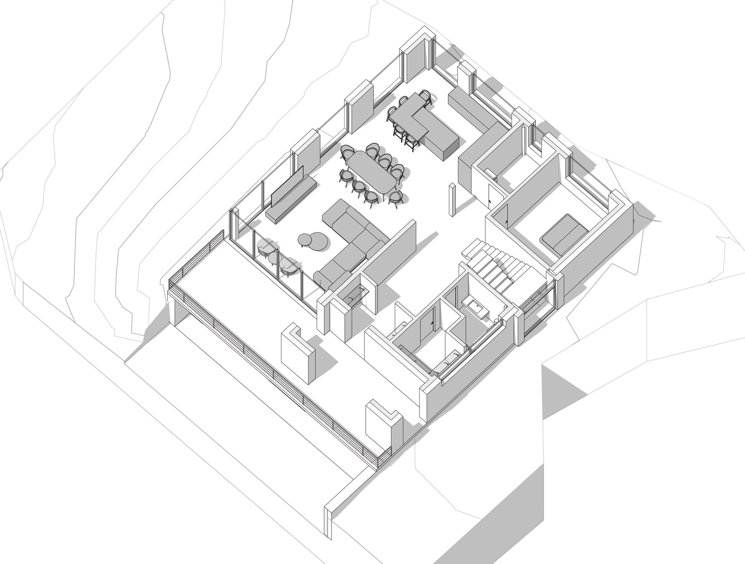 Загородный дом Сикачи-Алян. Архитектурно-дизайнерское бюро ROOMS