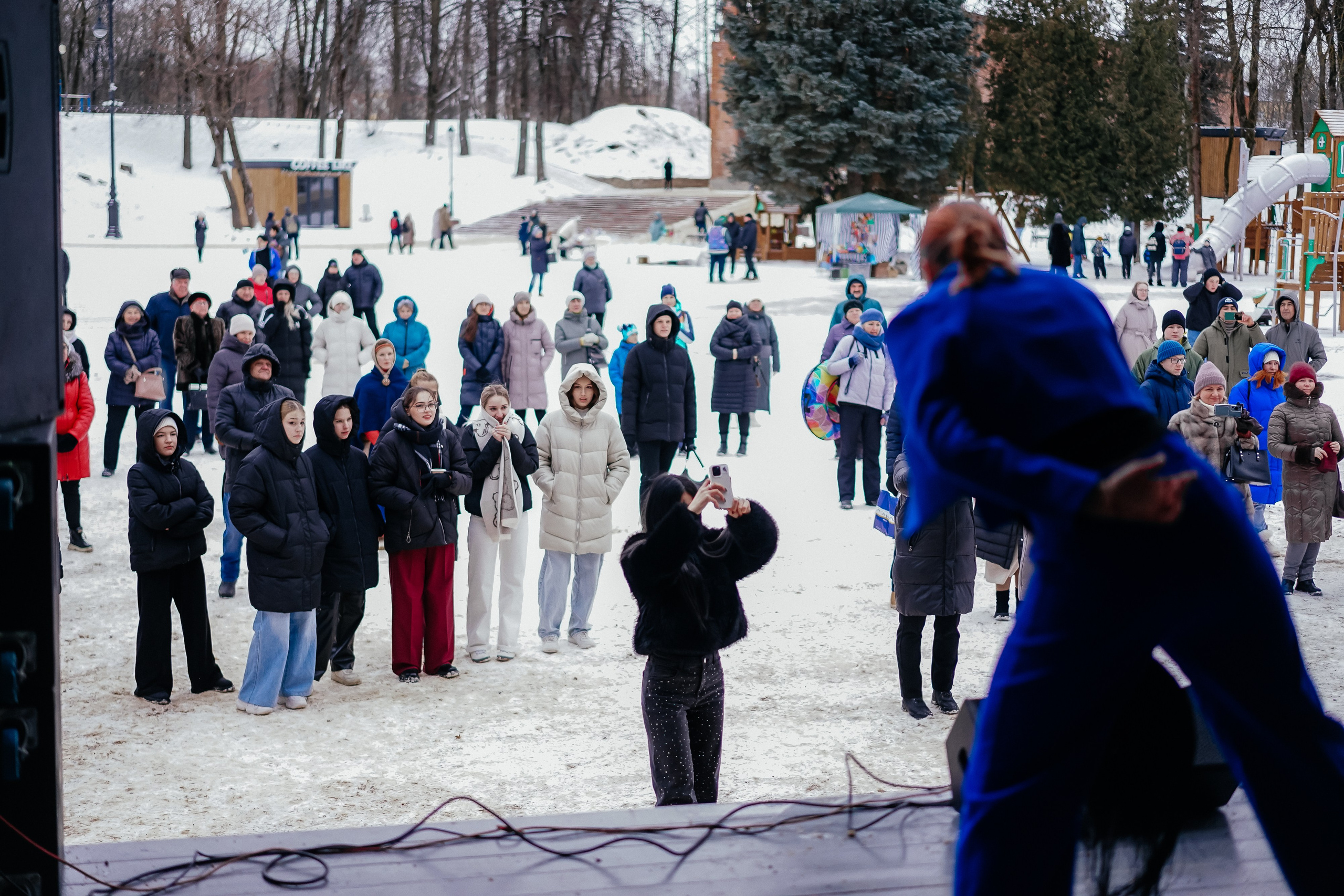 «Предновогодний переполох» Лопатинский сад, 14.12.2024. Фотограф и видеограф Смоленск | Студия Цезарь