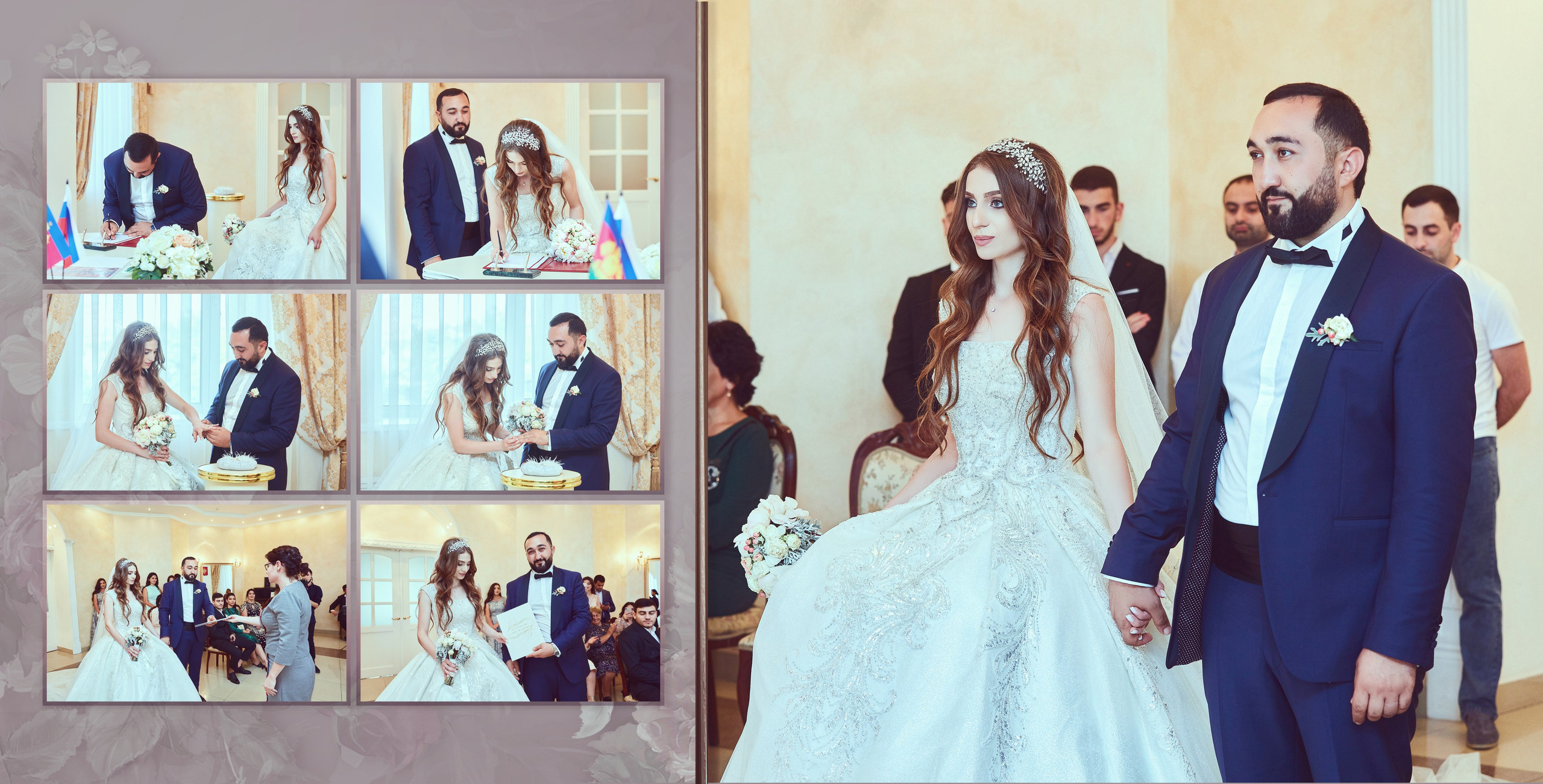 Свадебная фотокнига. Фотограф Кирсанова Наталия. Фотохудожник Наталия Кирсанова