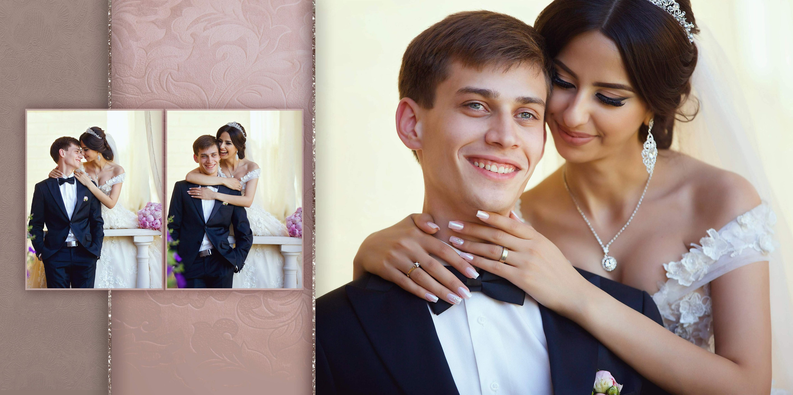 Свадебная фотокнига. Фотограф Кирсанова Наталия. Фотохудожник Наталия Кирсанова