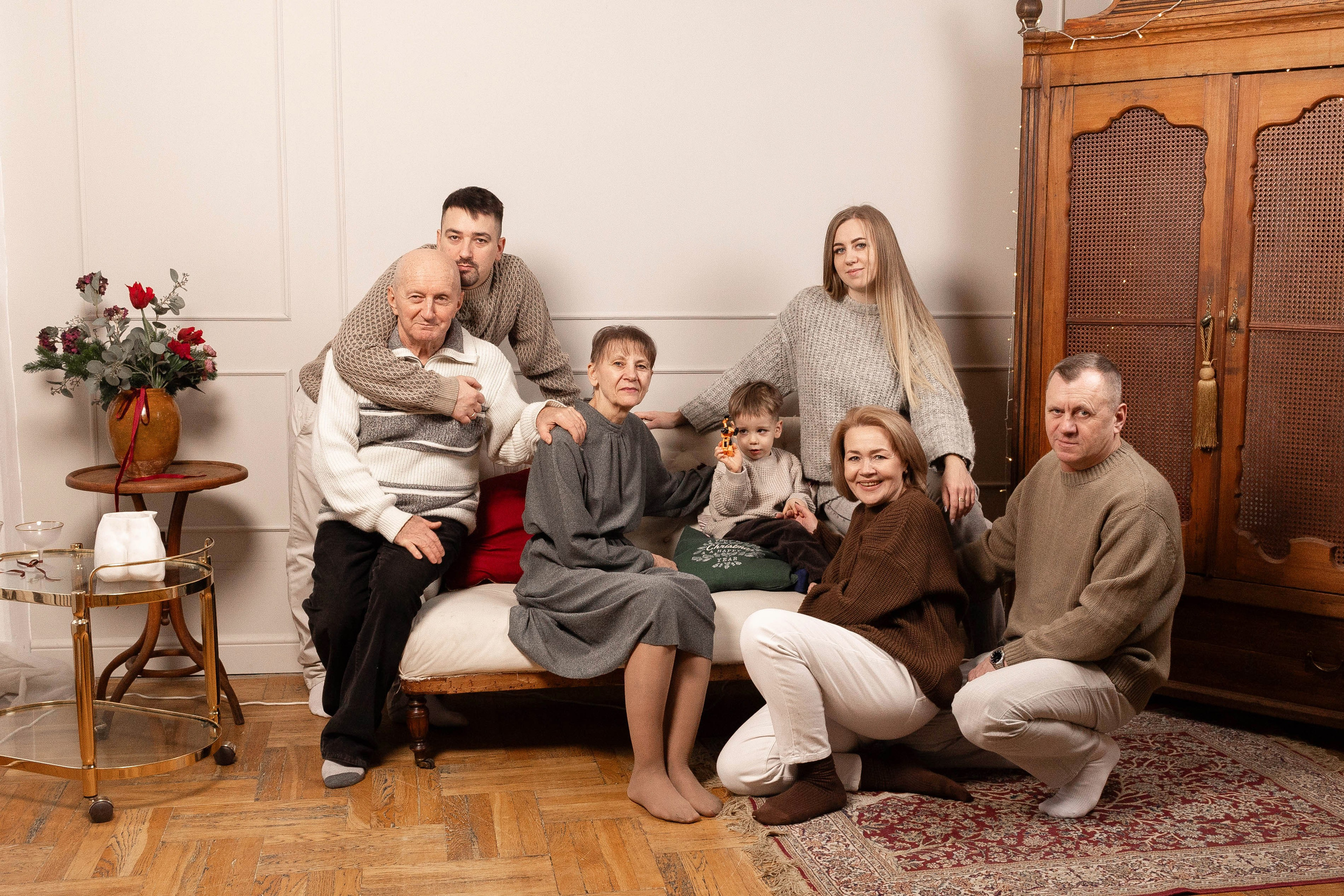 Рождественская семейная история. Свадебный и портретный фотограф Соломко Диана