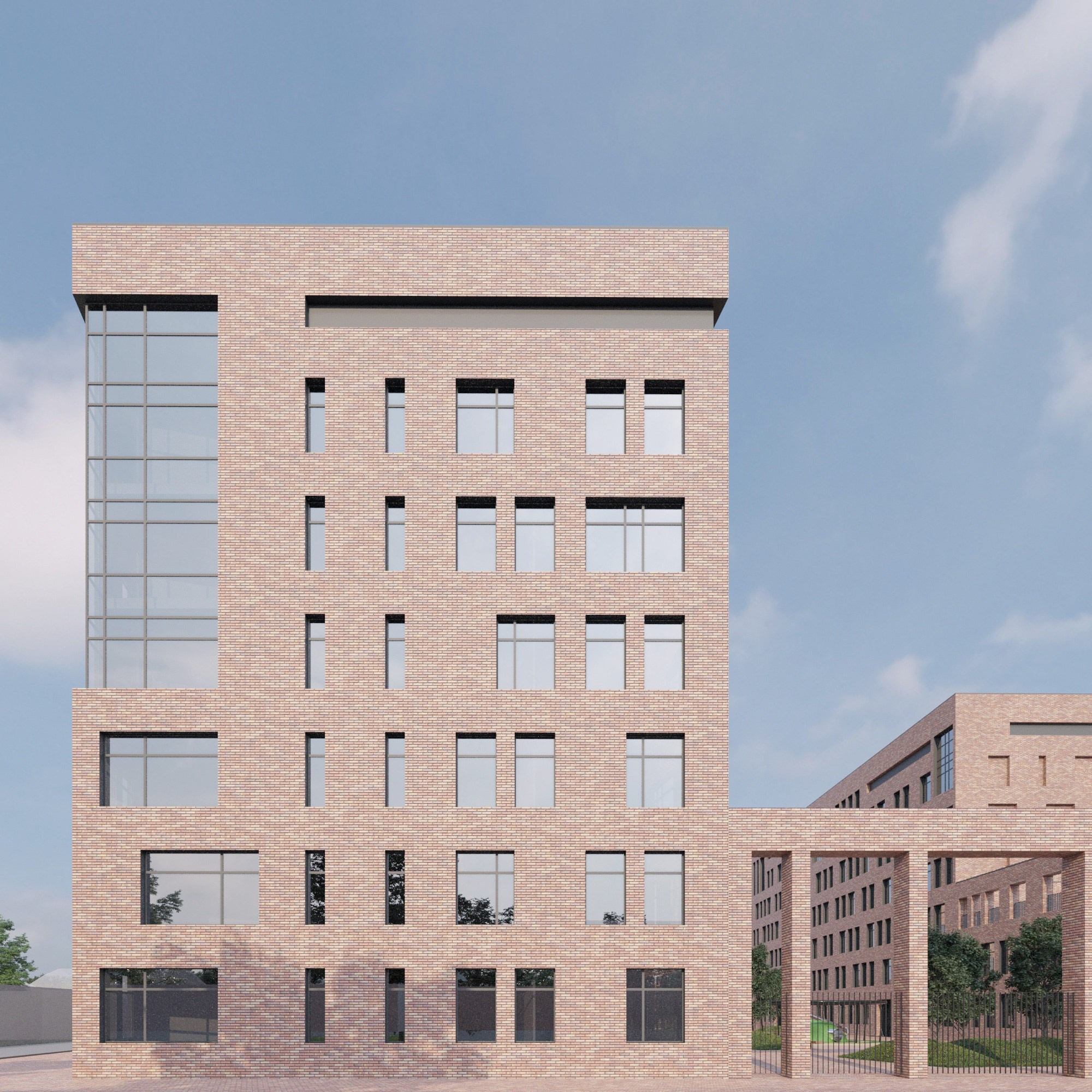 Многоквартирные дома / Dachnaya_GK Вариант 1. SAAS Селиванов Алексей Архитектурная Студия