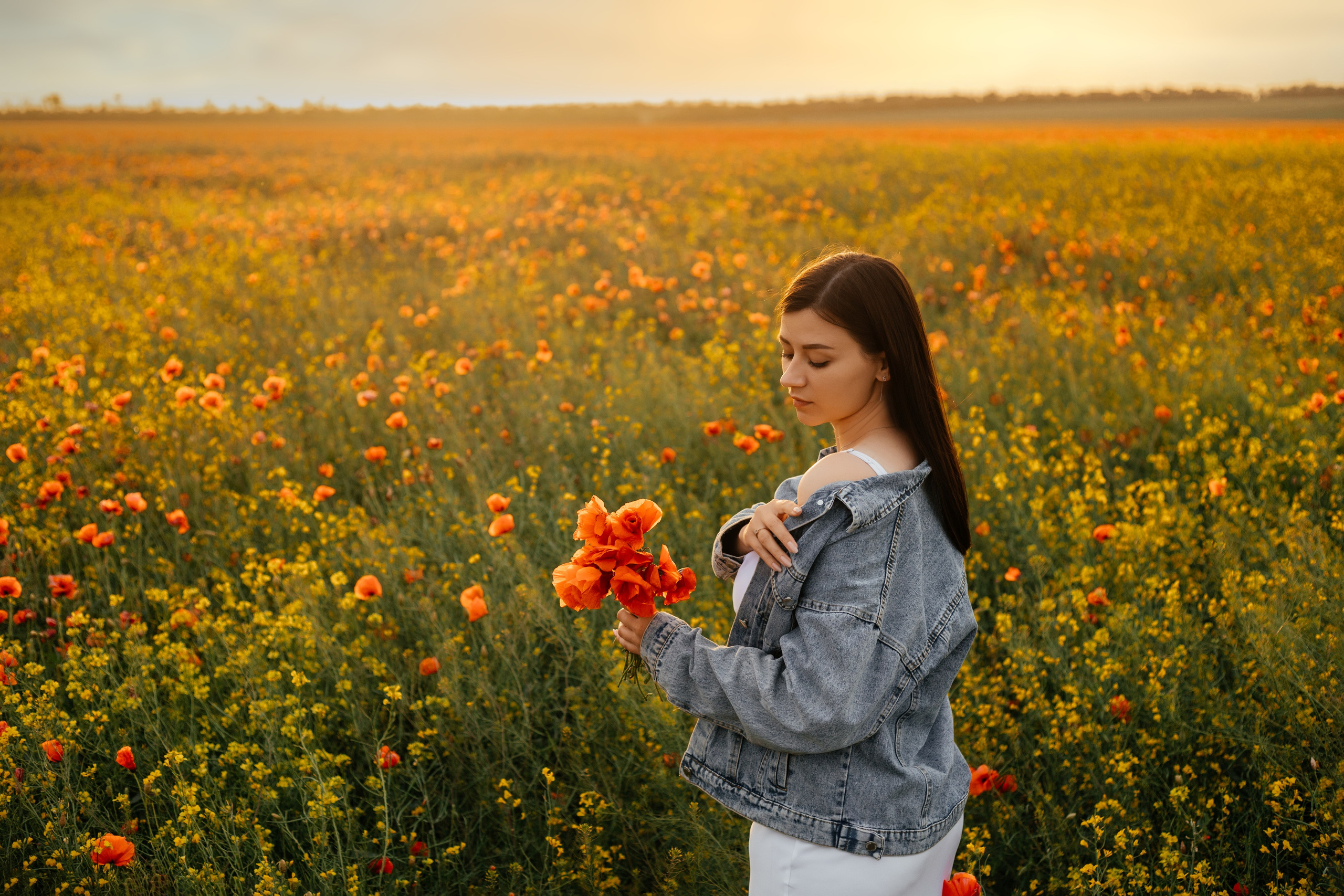 Фотосессия в маковом поле Новопокровская. Свадебный и семейный фотограф в Краснодарском крае Мария Данилкина