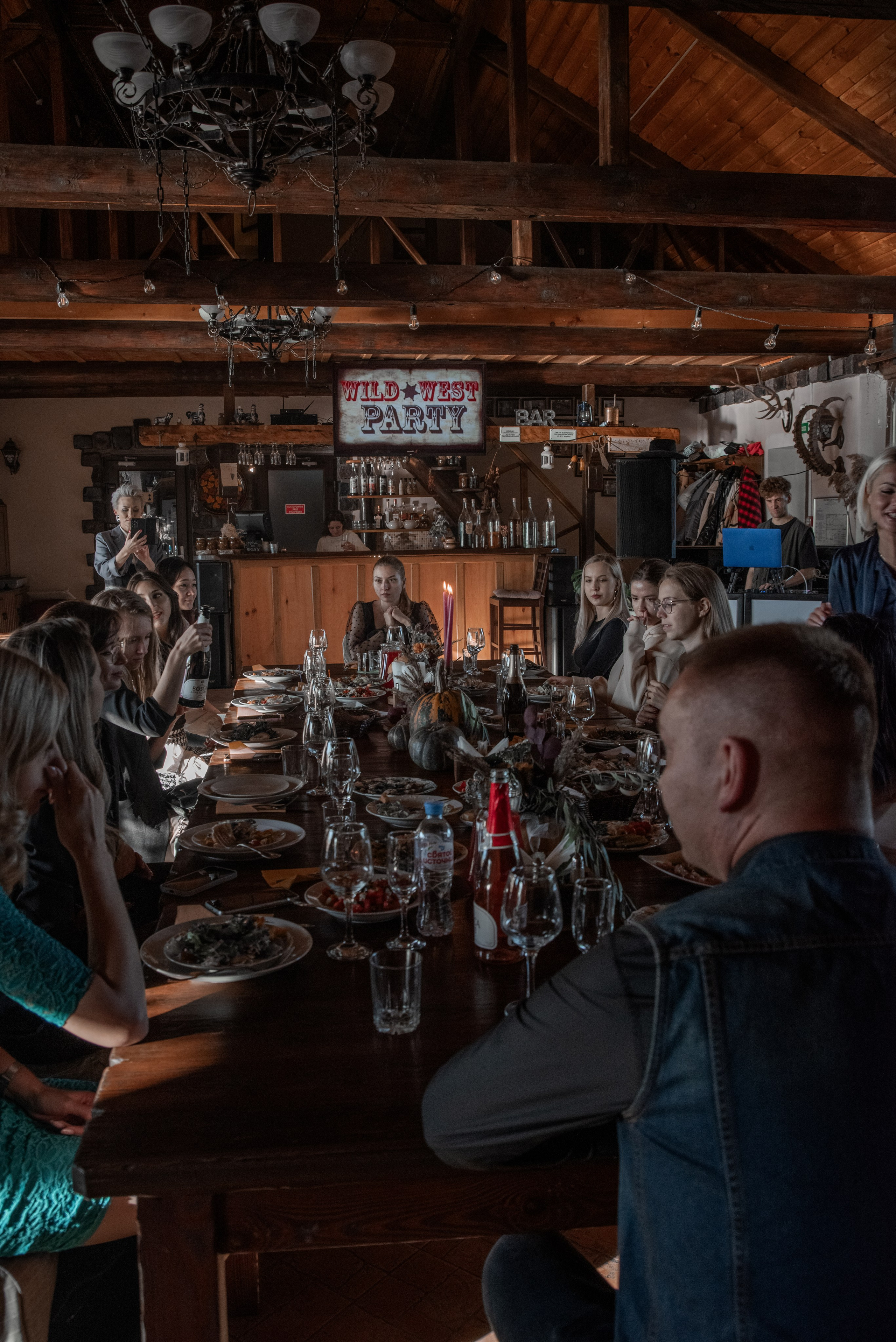 Корпоратив и оформление фотозоны в стиле ранчо). Фотограф Светлана Воронцова