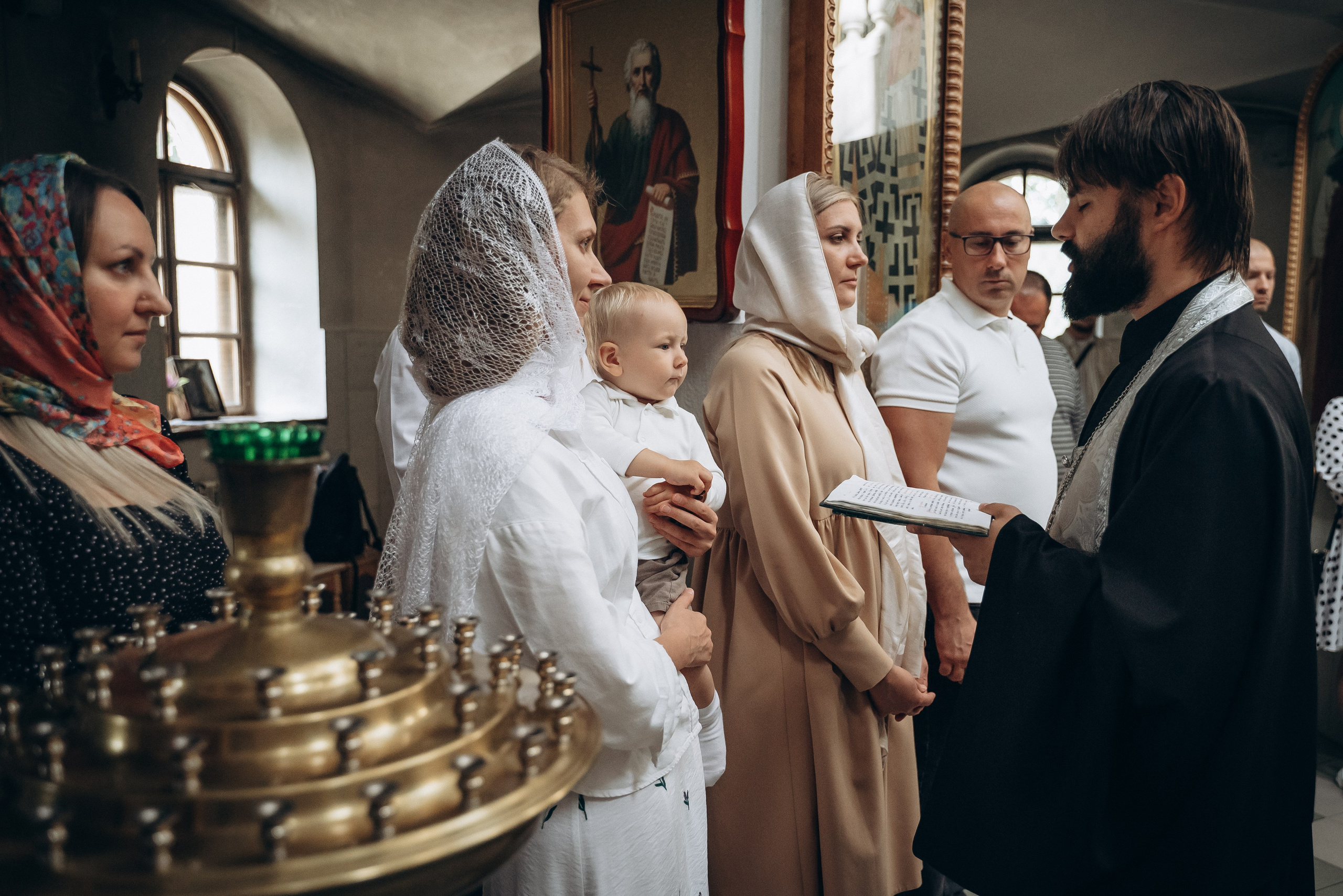 Крещение Демьяна. Семейный фотограф в Минске Дарья Дреко