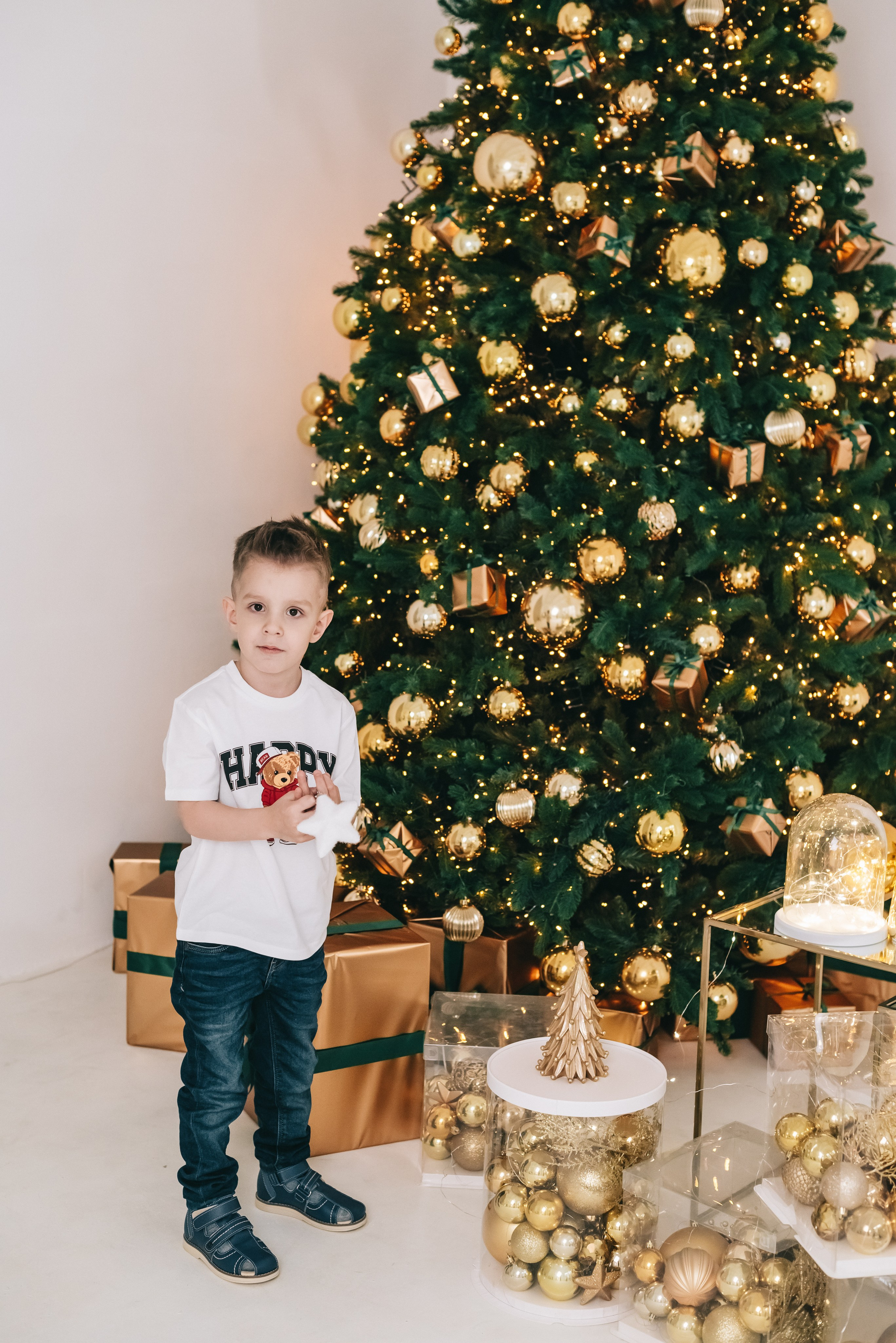 Новогодняя семейная фотосессия Кемерово