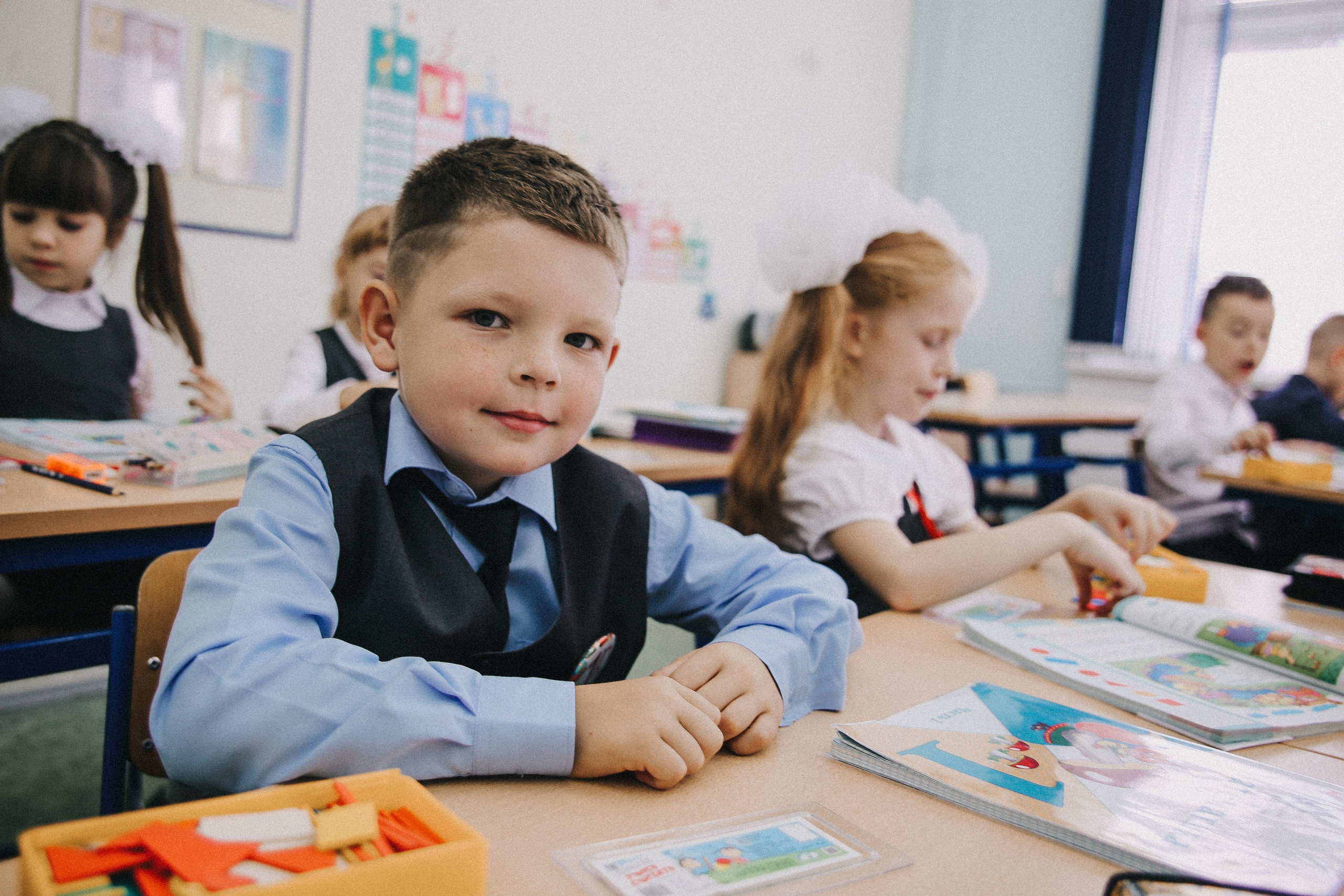 Первоклашки. Фотограф в Серпухове и Тарусе Ксения Царёва