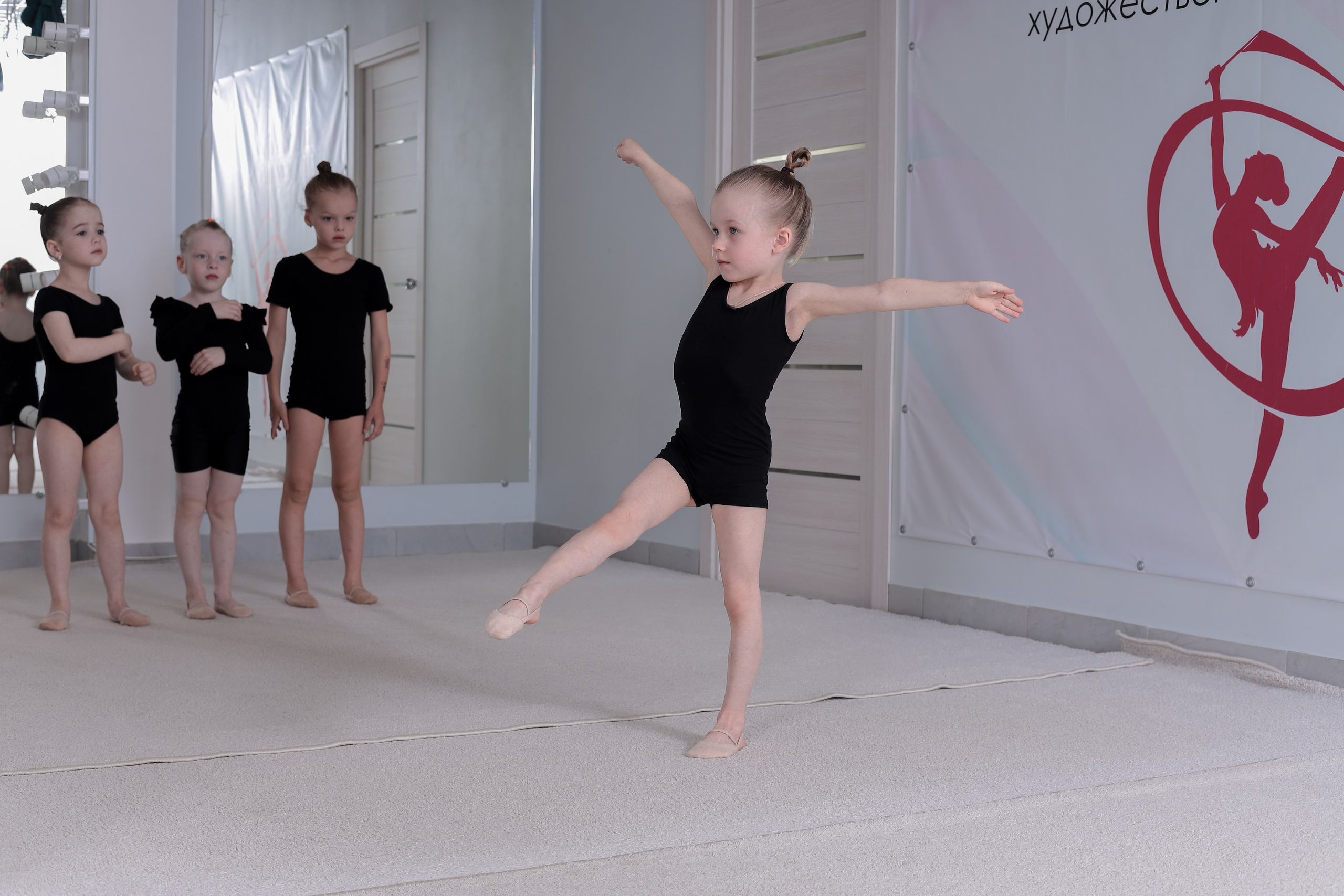 Открытый урок гимнастика. Фотограф Надршина Лилия