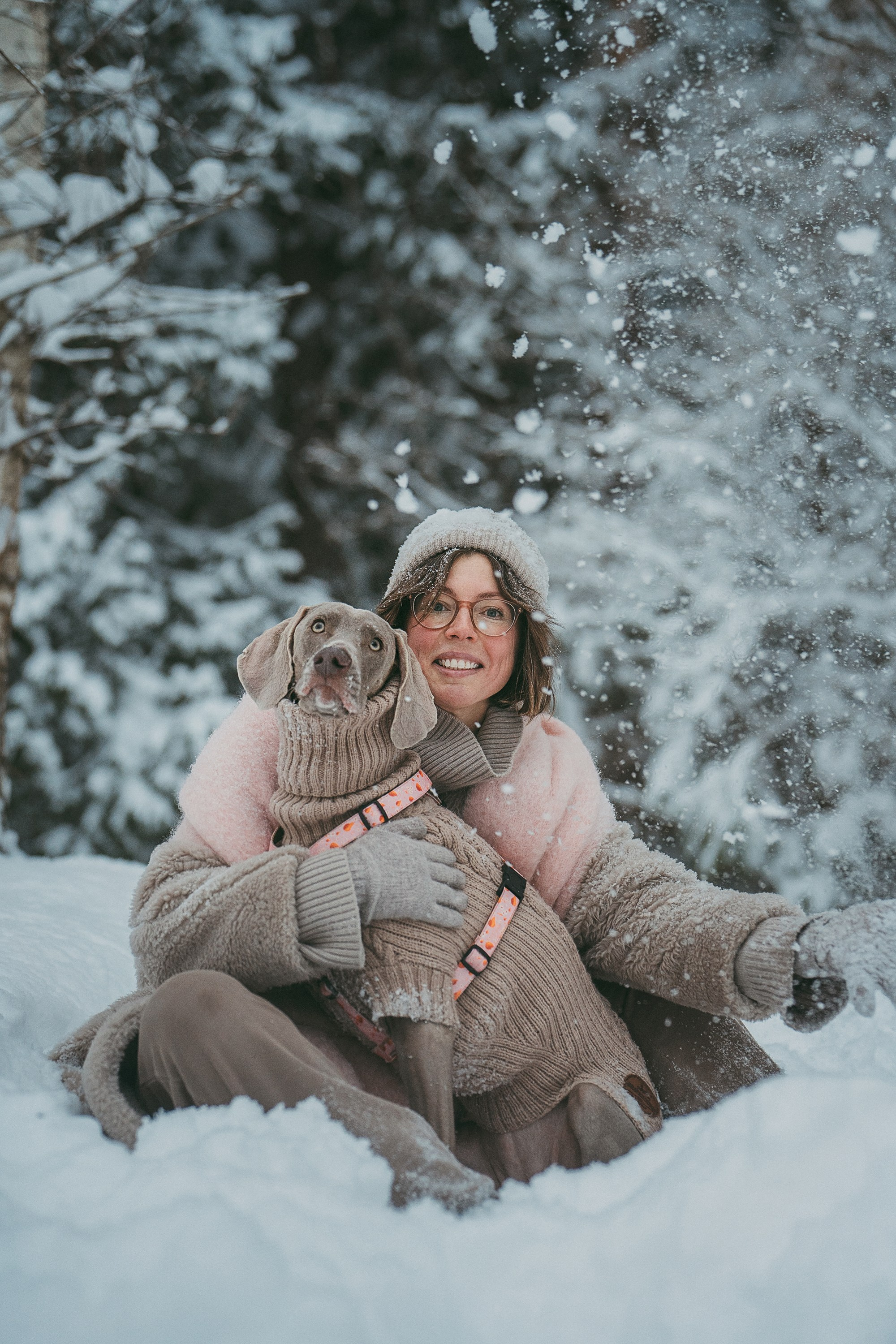 Лена и Фанни. Фотограф анималист в Москве и Санкт-Петербурге Свиридова Анна