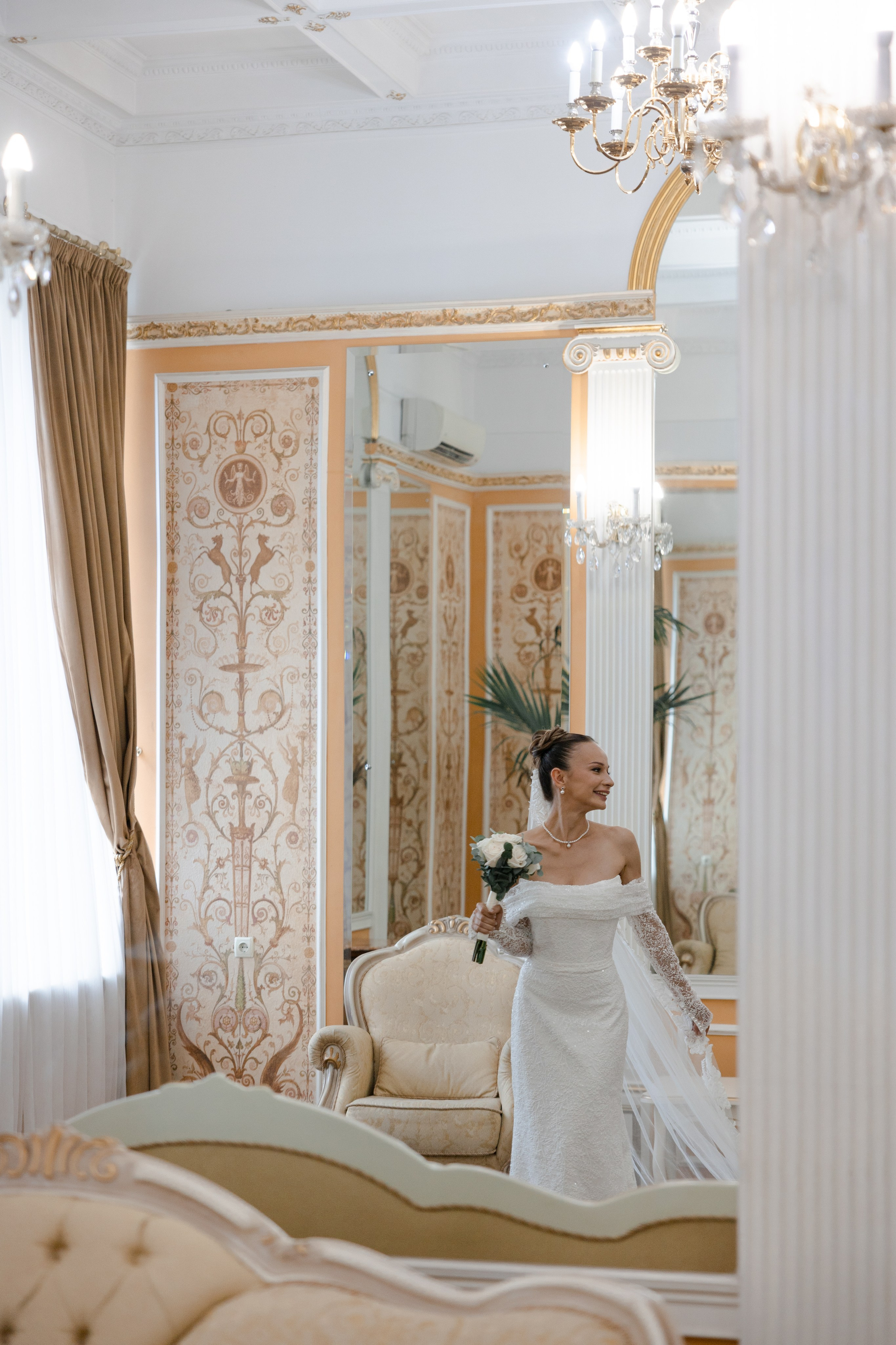 Стильная свадебная фотосессия. Свадебный фотограф в Москве Полина Лелетко