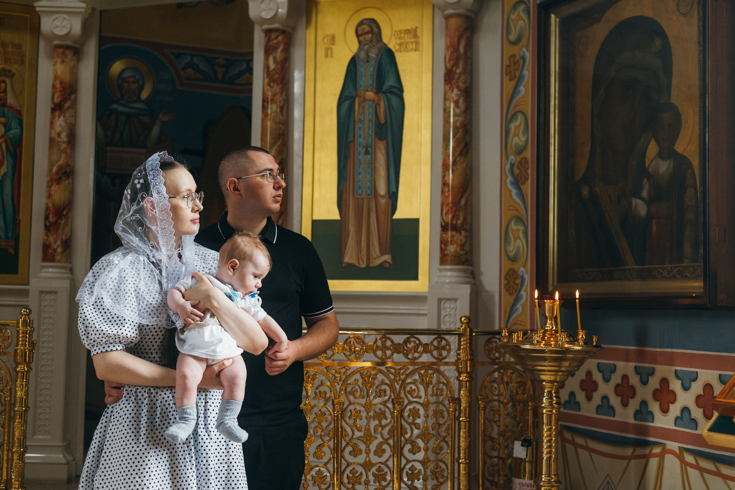 Крещение Матфея. Семейный фотограф на крещение, венчание в Иваново Галина Скурихина