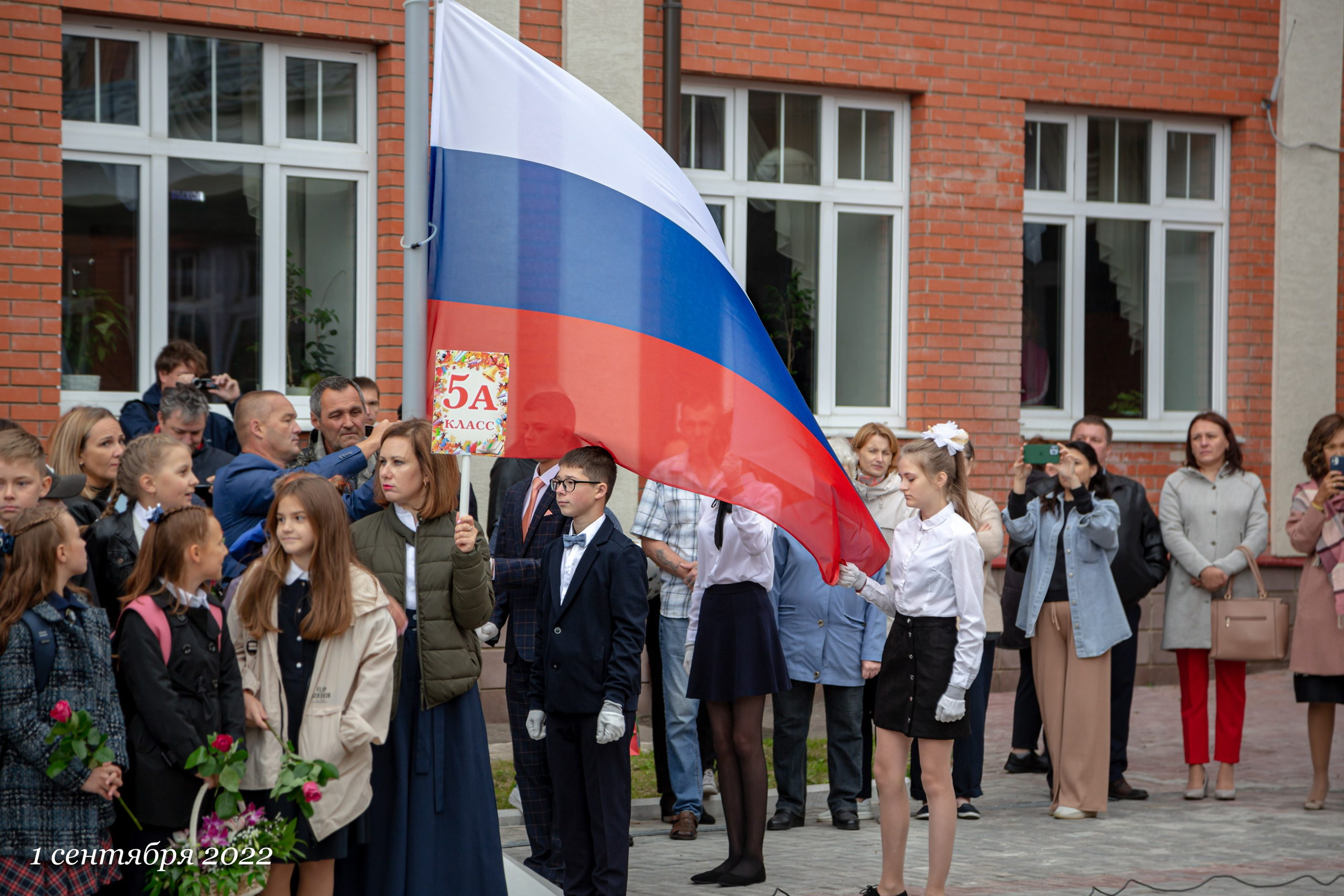 Репортаж в школе на 1 сентября. GagarinProArt