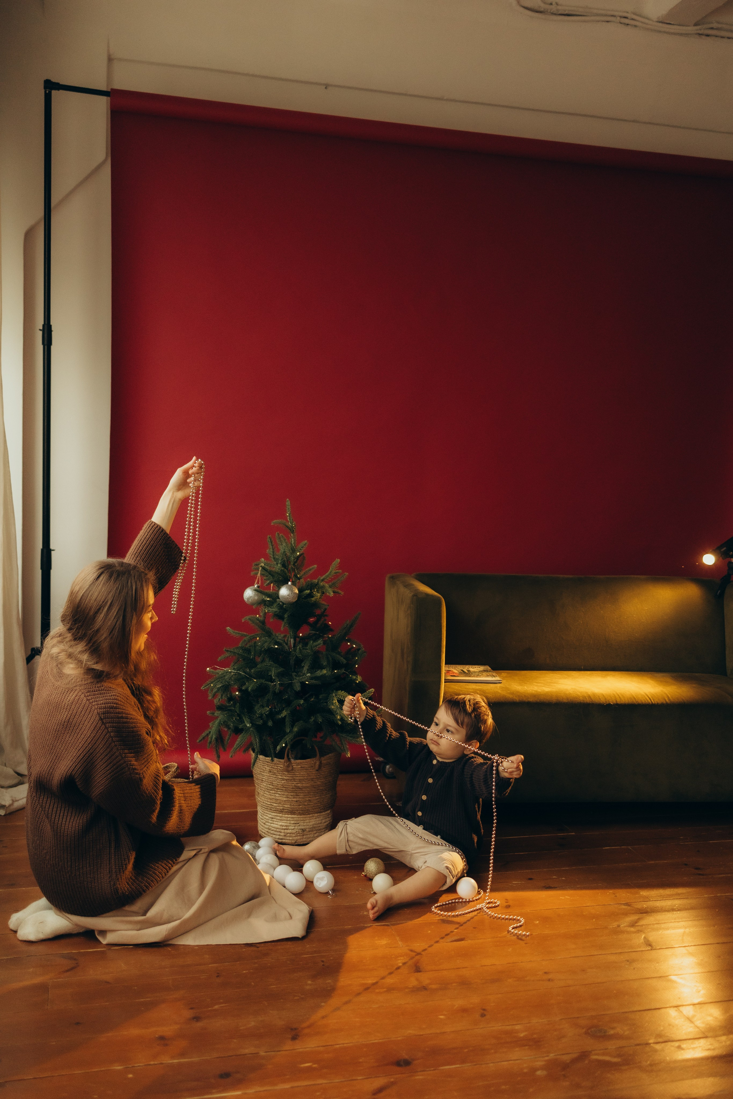 Семейная новогодняя фотосессия. Семейный фотограф в Москве Бунина Маргарита