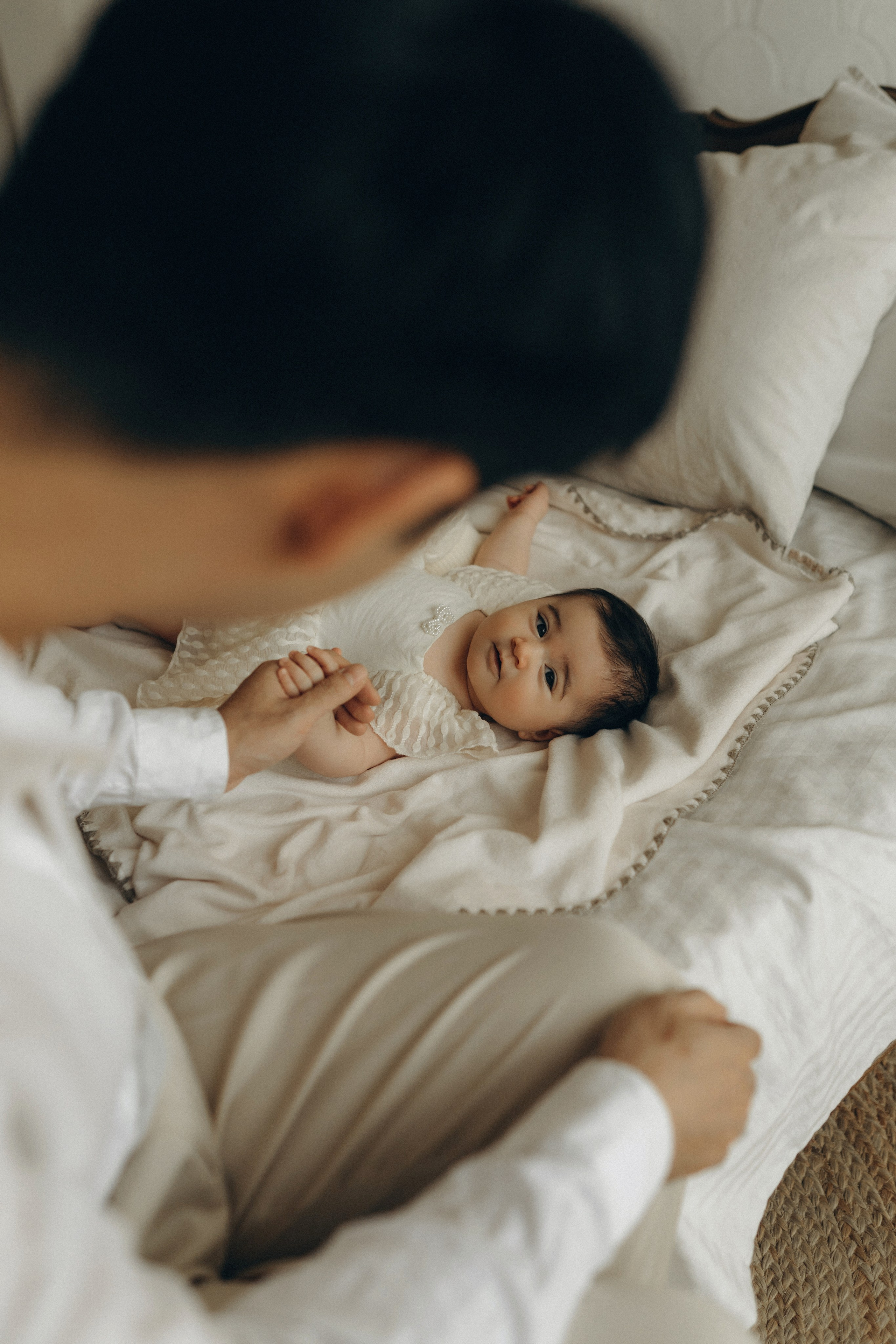 Малышка Нина и родители. Семейный lifestyle фотограф в Москве Рената Рафикова