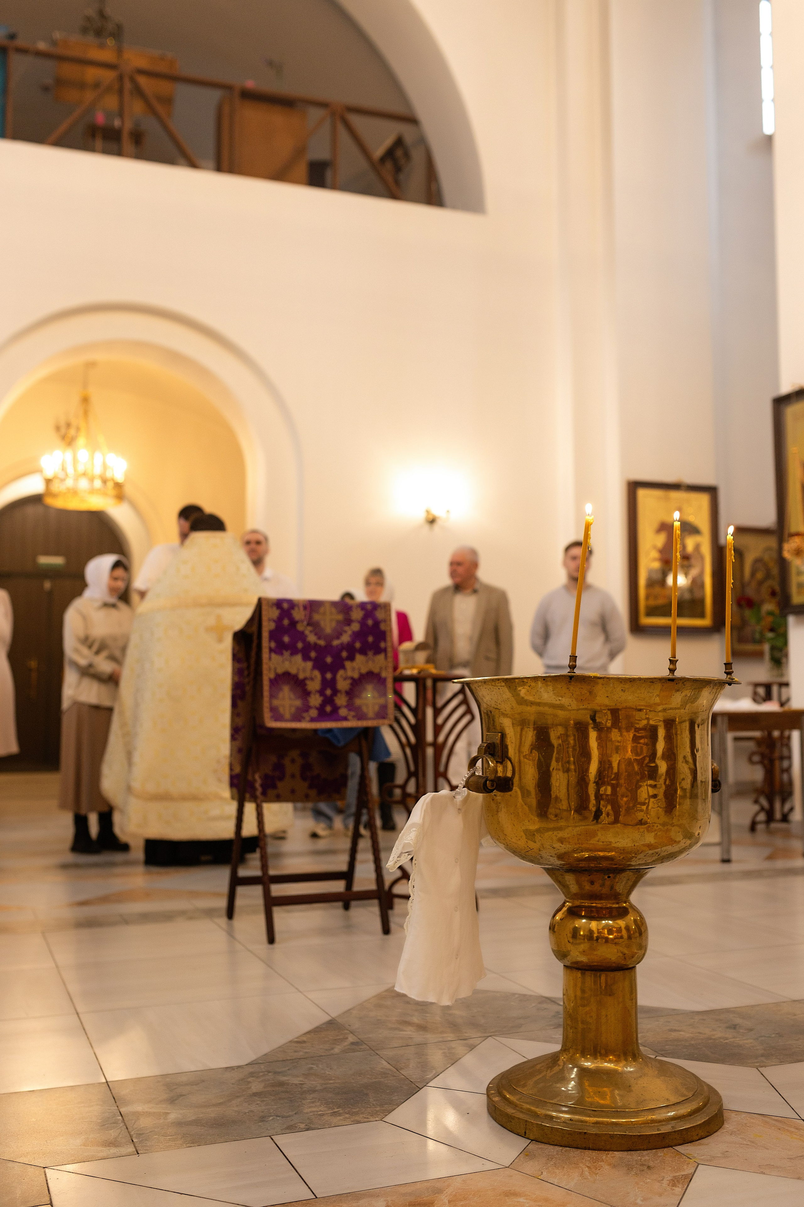 Таинство крещения Алисы. Фотограф в Железнодорожном и Балашихе