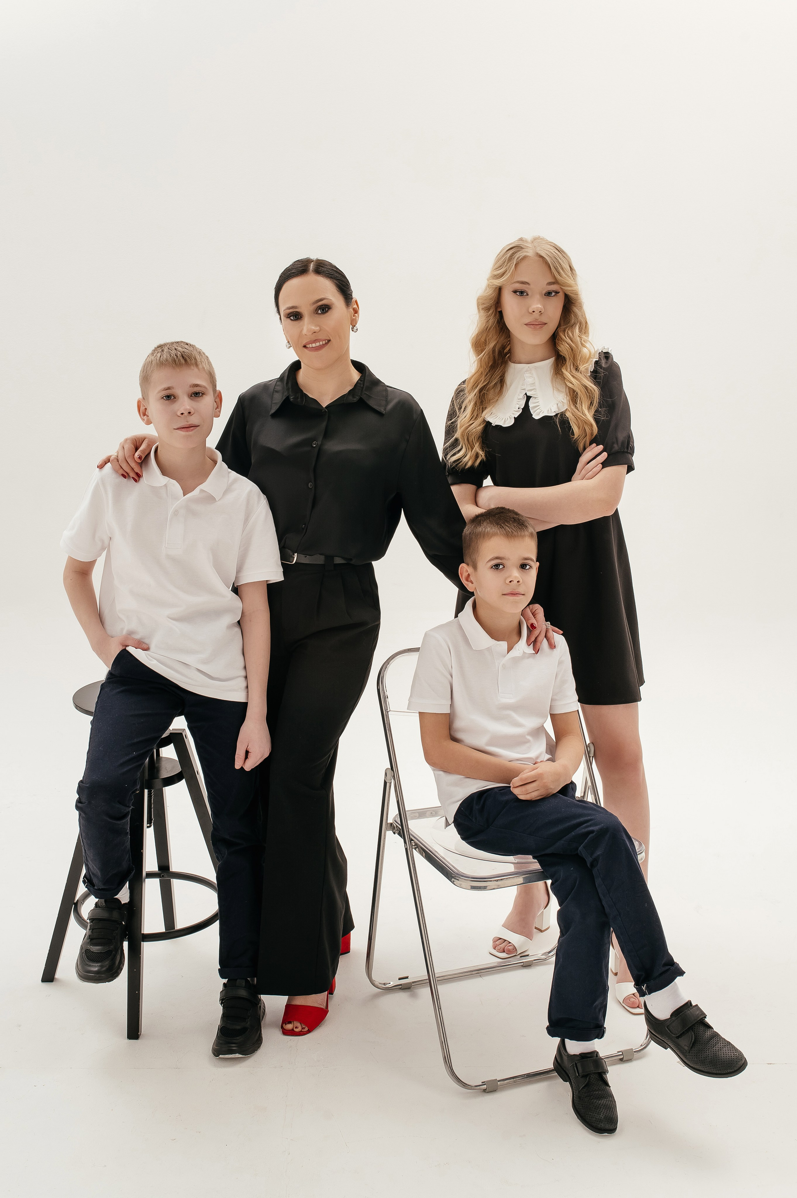 Олеся с детьми. Свадебный и студийный фотограф Ирина Котикова