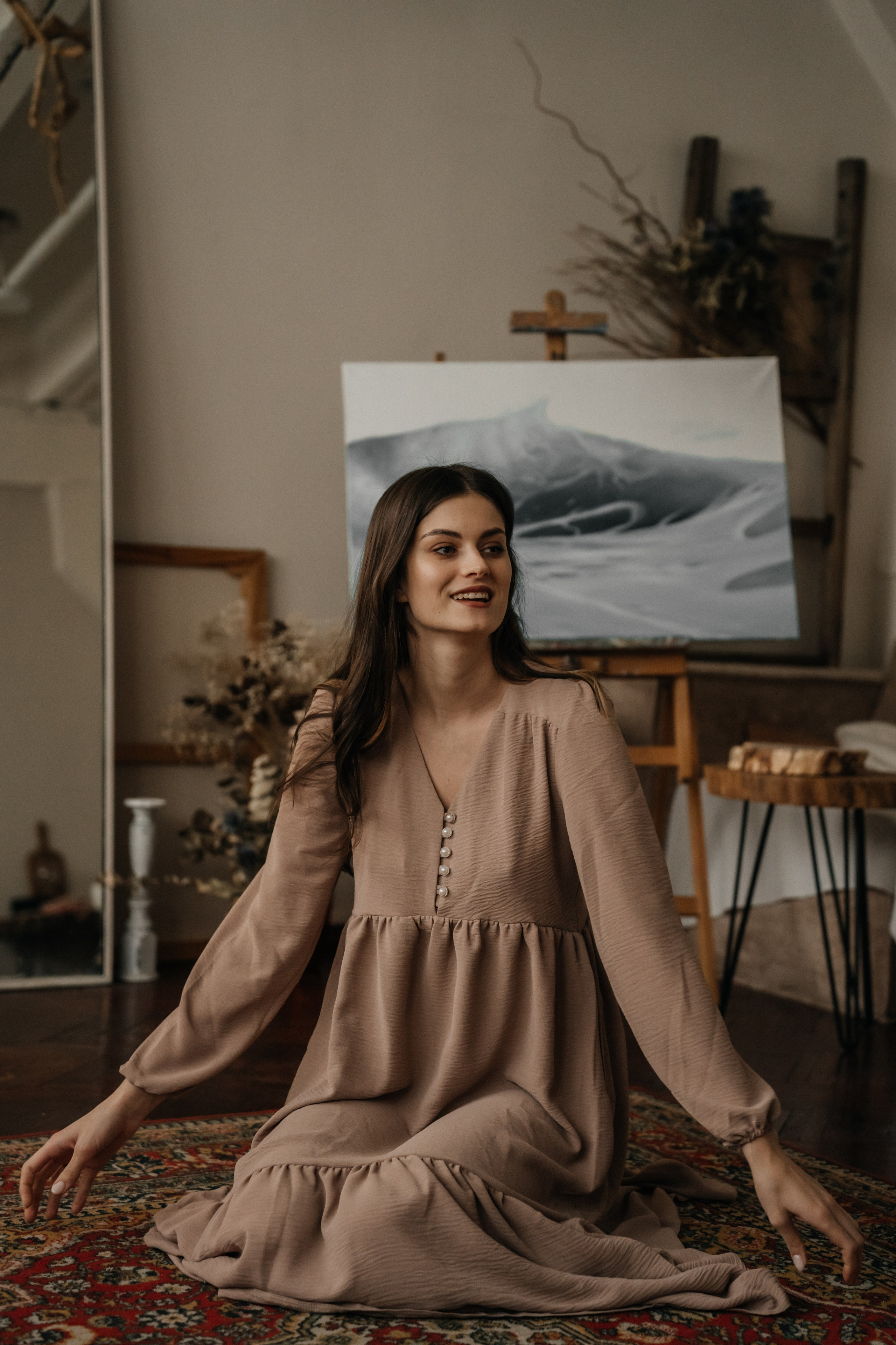 В мастерской. Ваш фотограф Вика Артемова