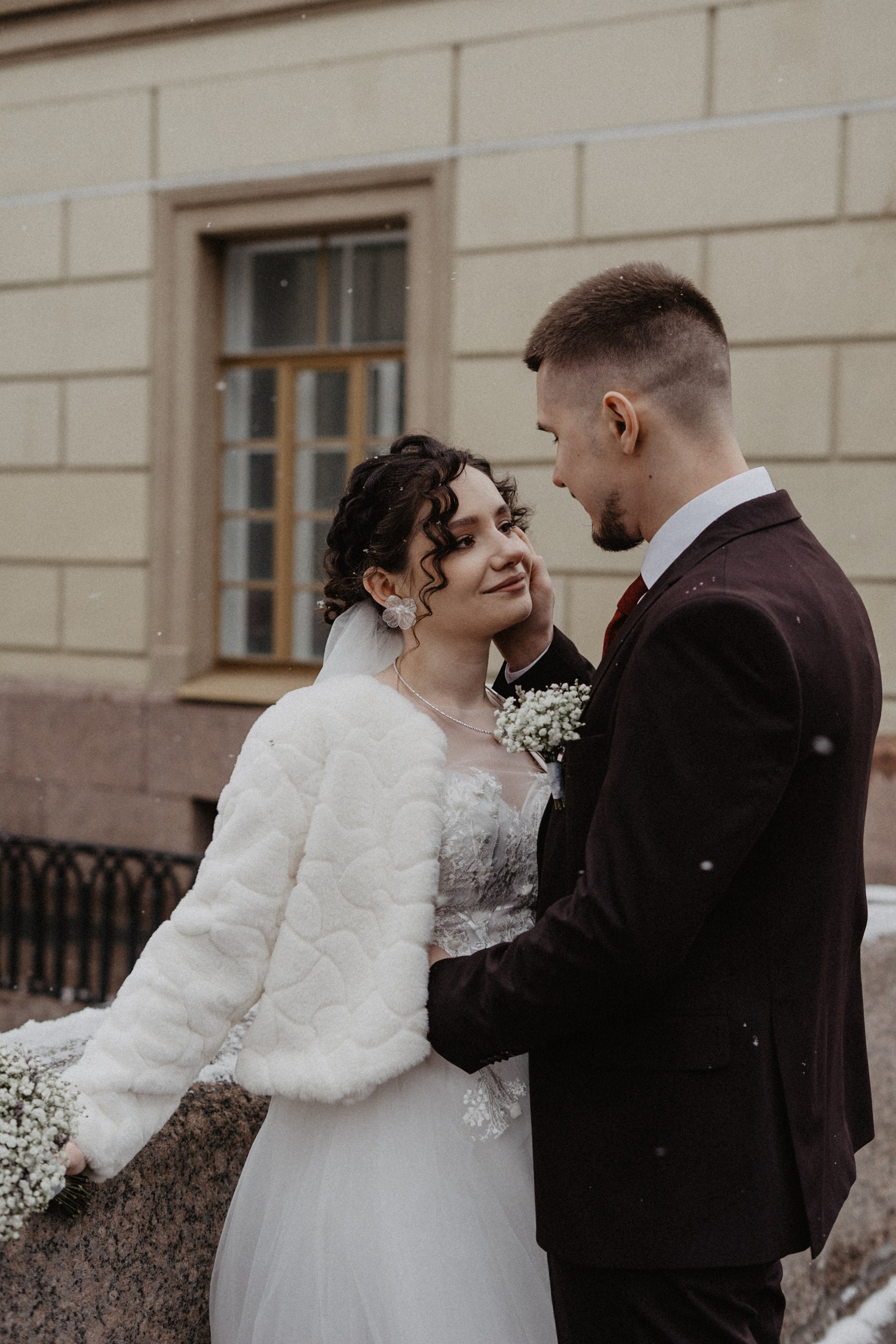 Ангелина & Антон | Пока идет снег. Контент фотограф в Санкт-Петербурге | Дина Альбур