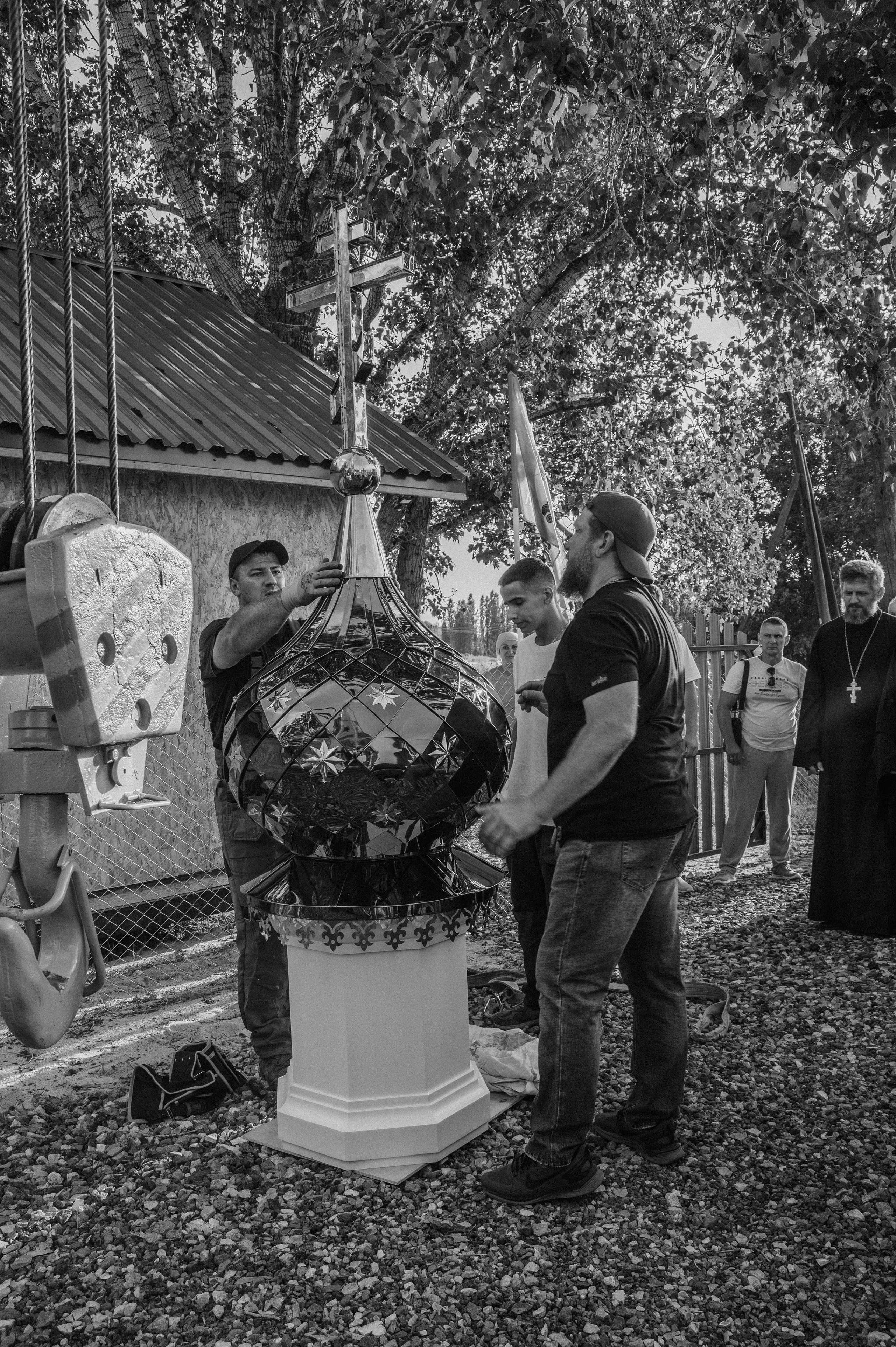 Освещение купола в храме Казанской иконы Божьей Матери х. Закутский. Церковный, семейный и репортажный фотограф Волгоград, Волжский