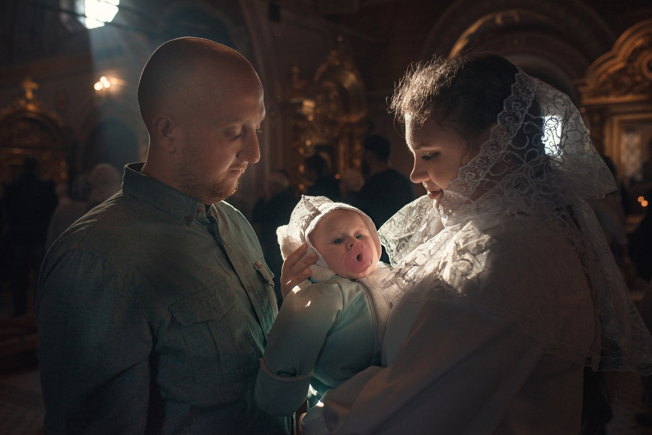 Крещение Екатерины в Троицком соборе Саратова. Фотограф на крещение в Саратове Марина Грушина