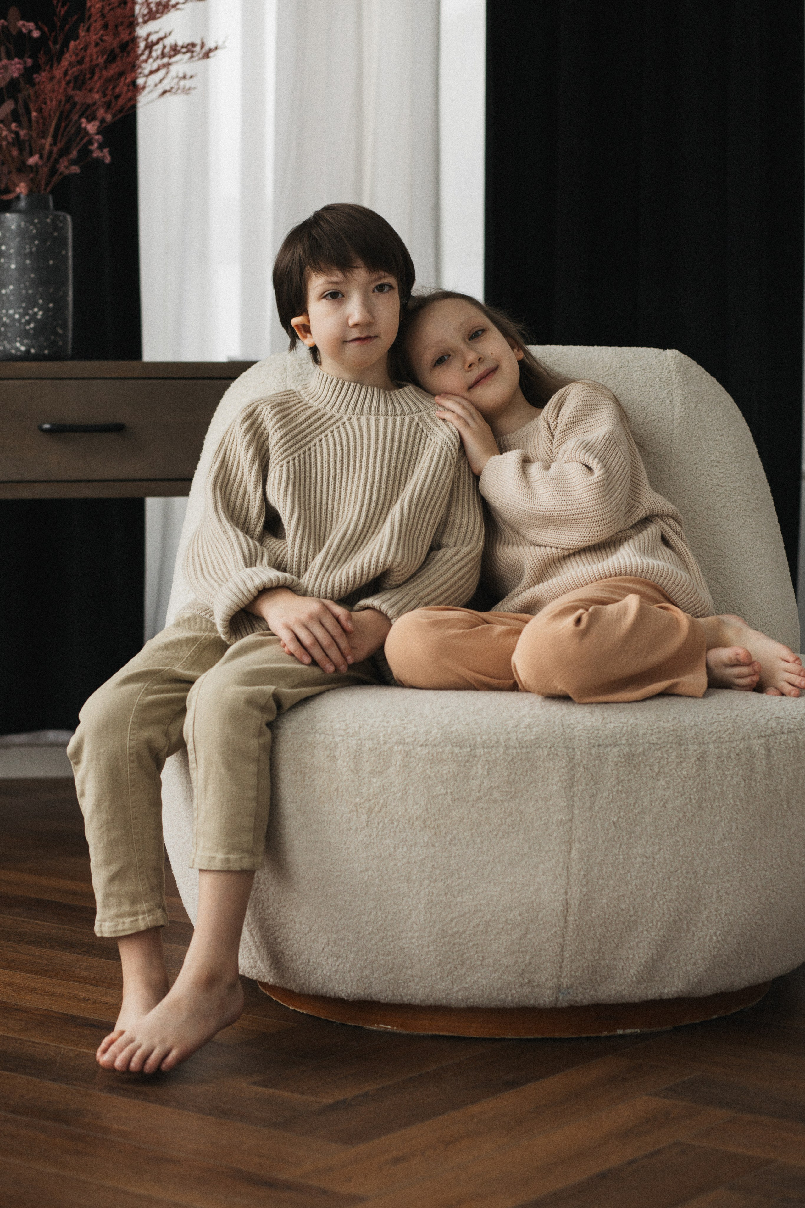 Семейная съёмка в студии, Москва. Портретный и семейный фотограф в Москве Мария Рослякова