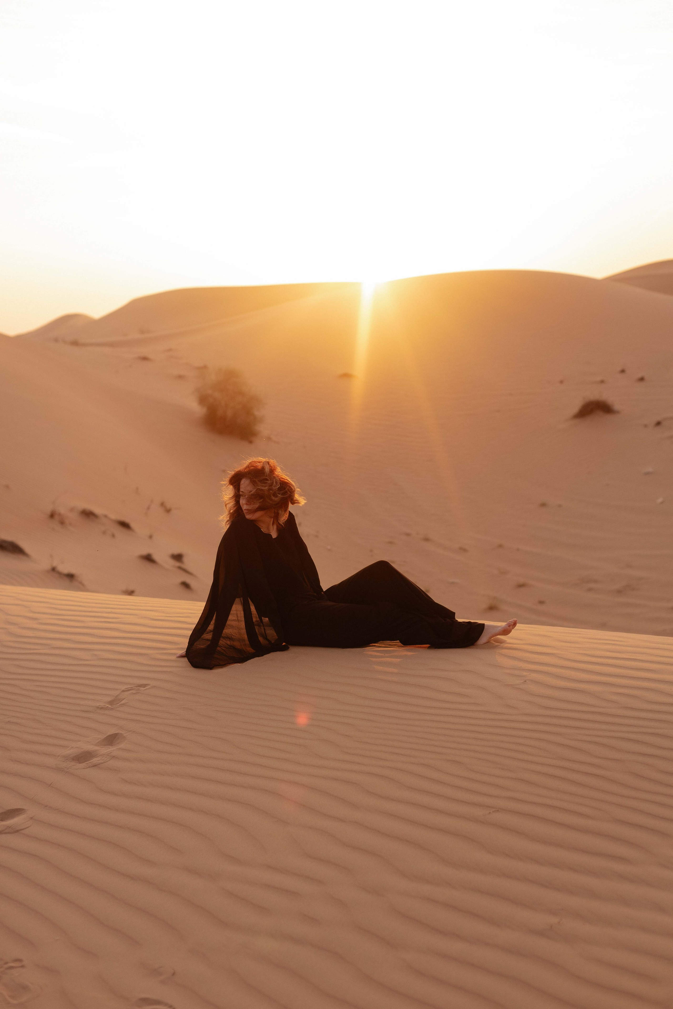 Наташа в пустыне 22 год. Фотограф и видеограф в Москве и Абу Даби Мария Кулагина