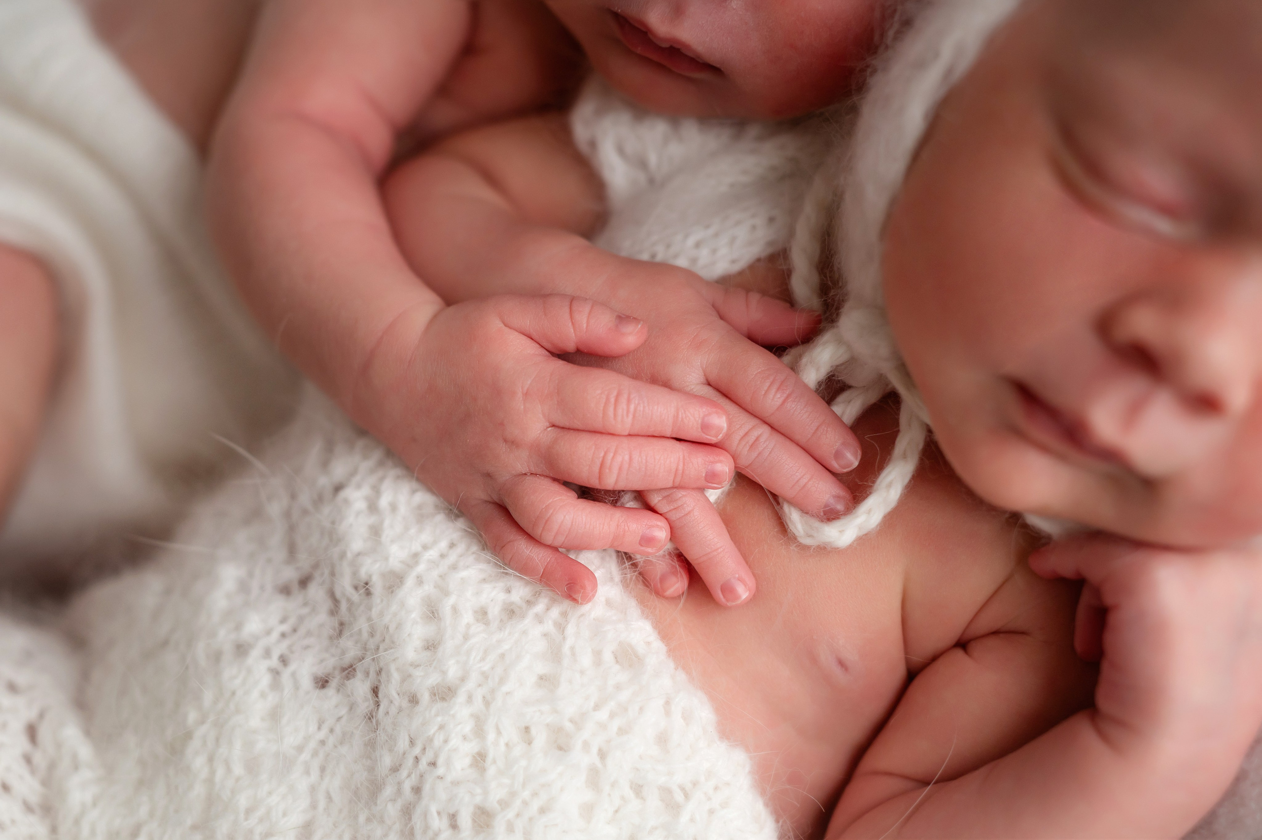 Вера и Диана 10 дней. Фотограф новорожденных Елена Панова