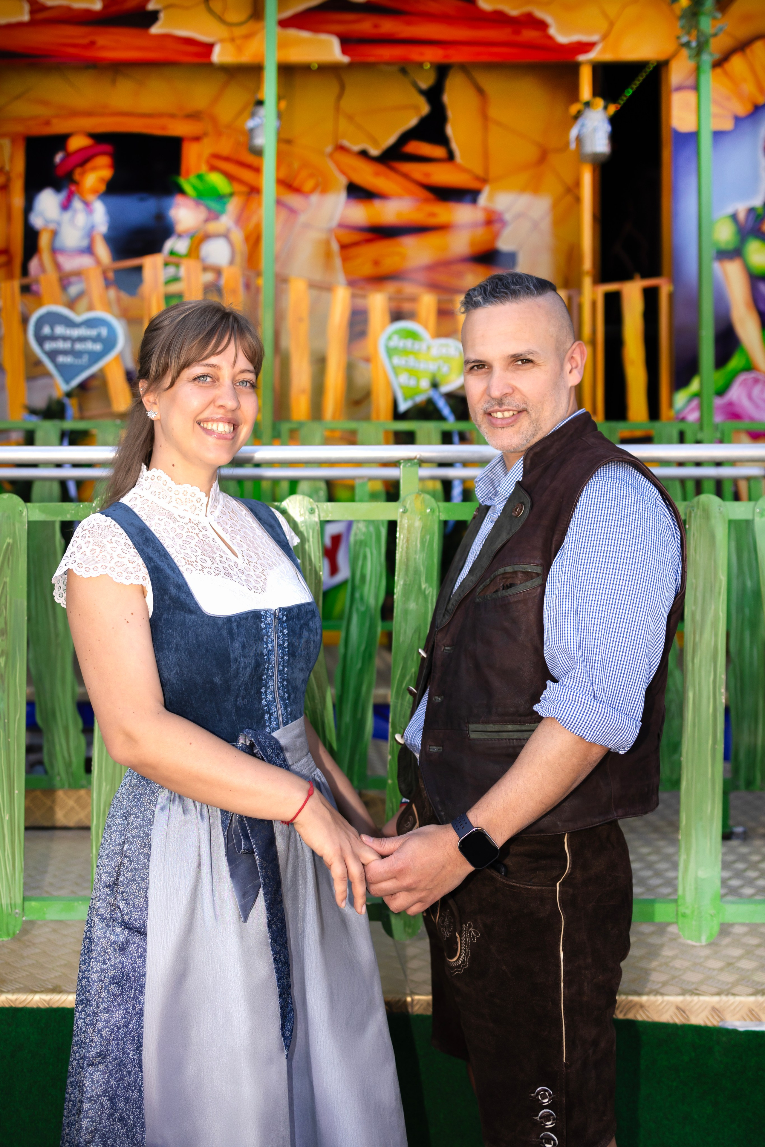 Frühlingsfest. Photographer in Munich