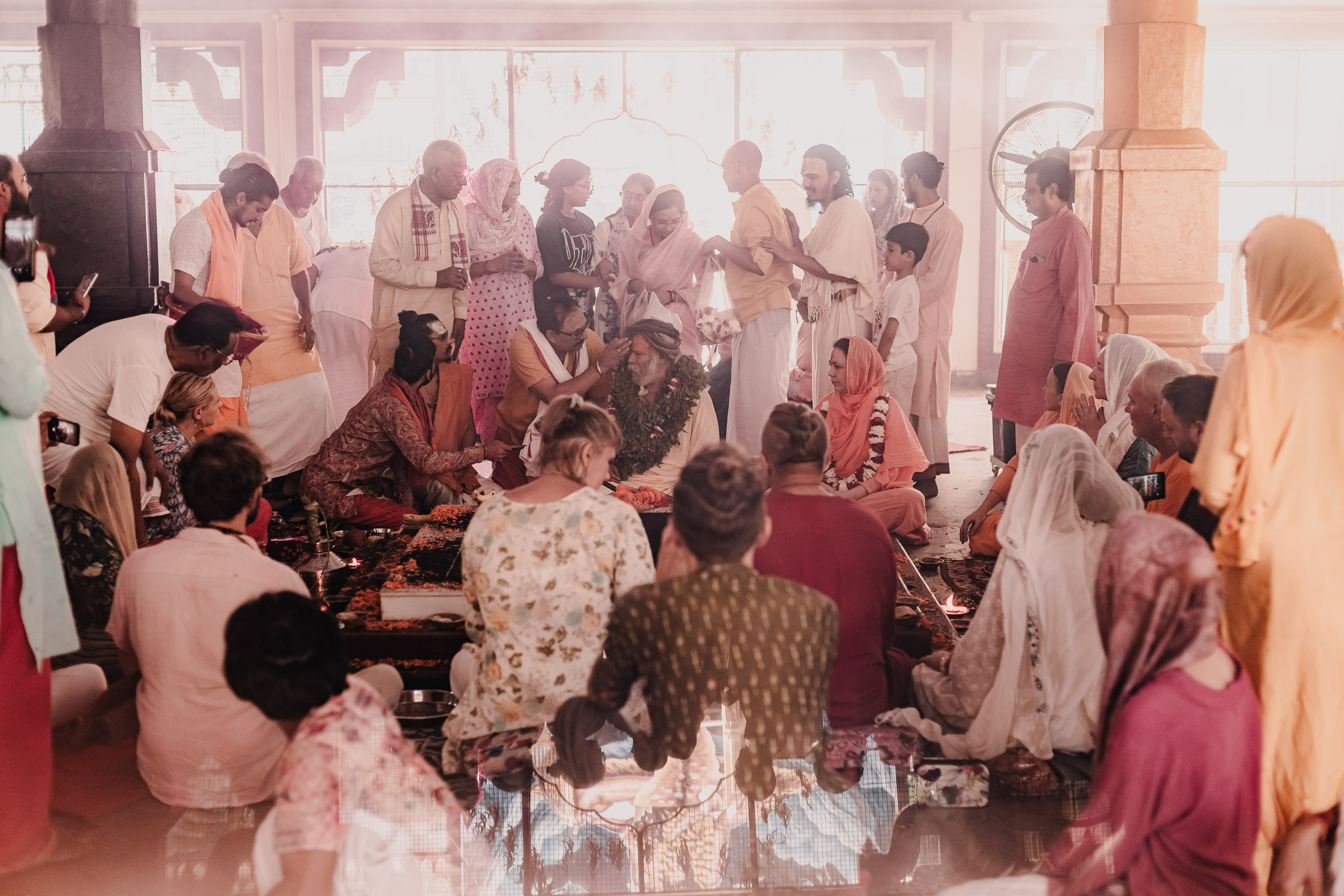 Navaratri yajna at Devraha Baba Ji ashram. Мариам Багдасарян