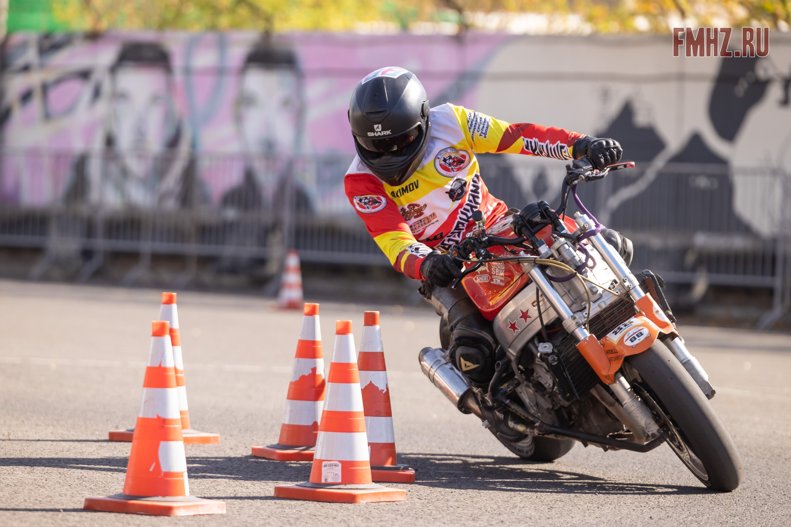 Соревнования по мотоджимхане на площадке Мосгортранс 15.09.2024. Фотограф Владимир Охрименко