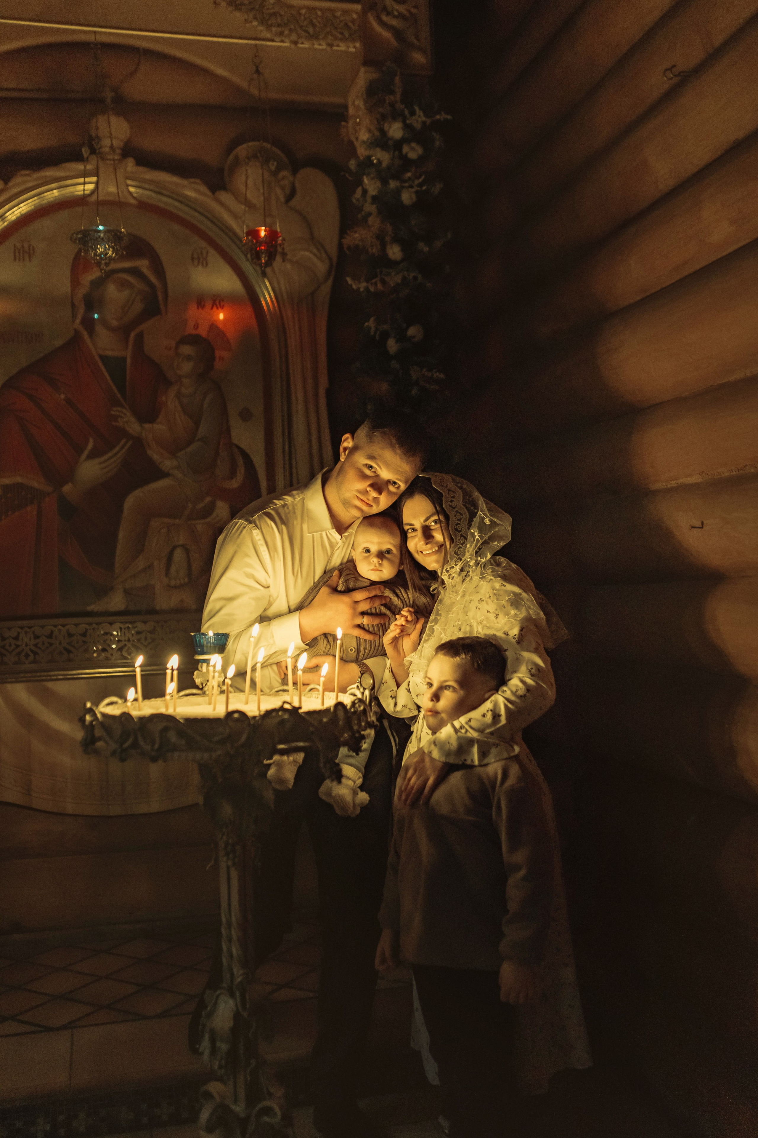 Крещение Матвея, храм Святой Троицы, декабрь 2025