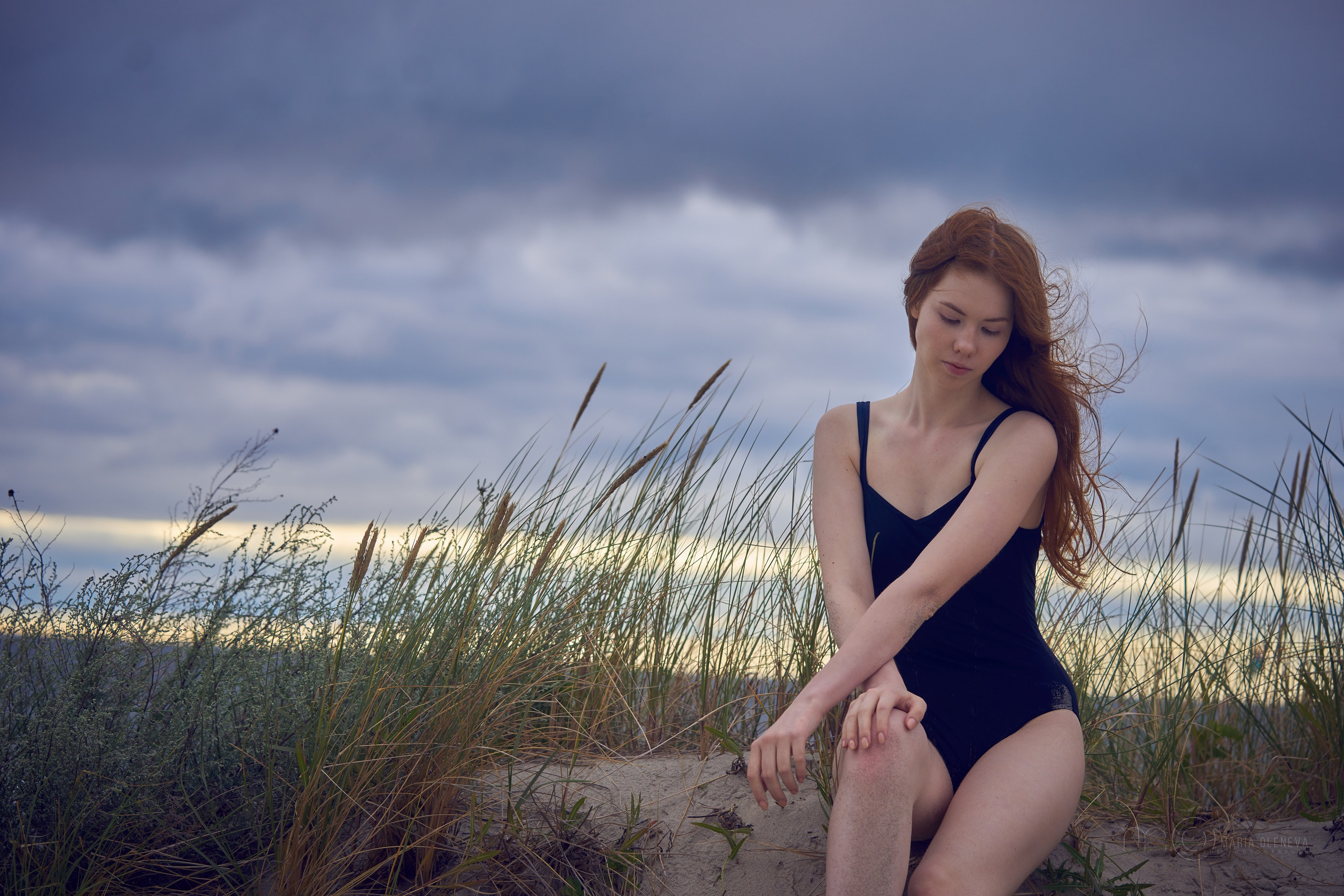 Полина и море. Фотограф Мария Оленева