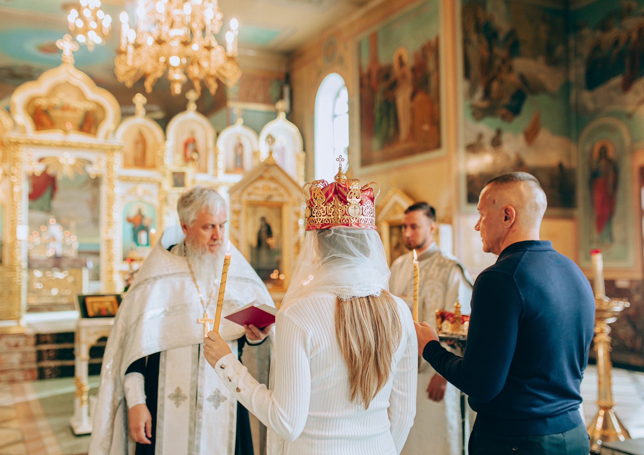 Венчание Арина и Денис. Свадебный и семейный фотограф в Новосибирске Наталья Коледа